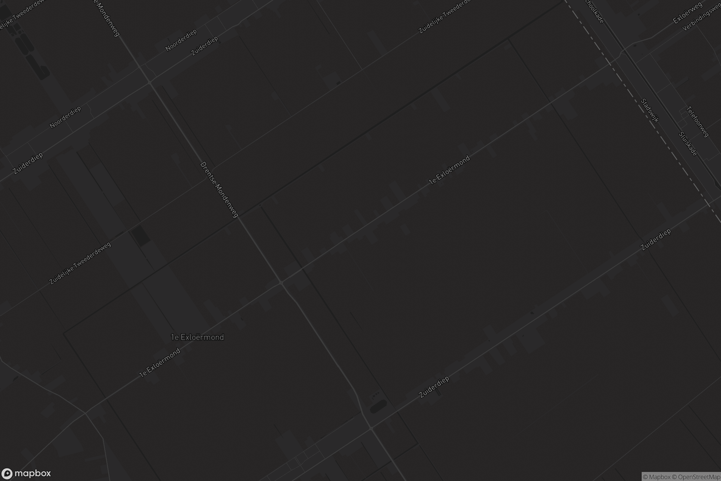 Kaart van 1e Exloërmond