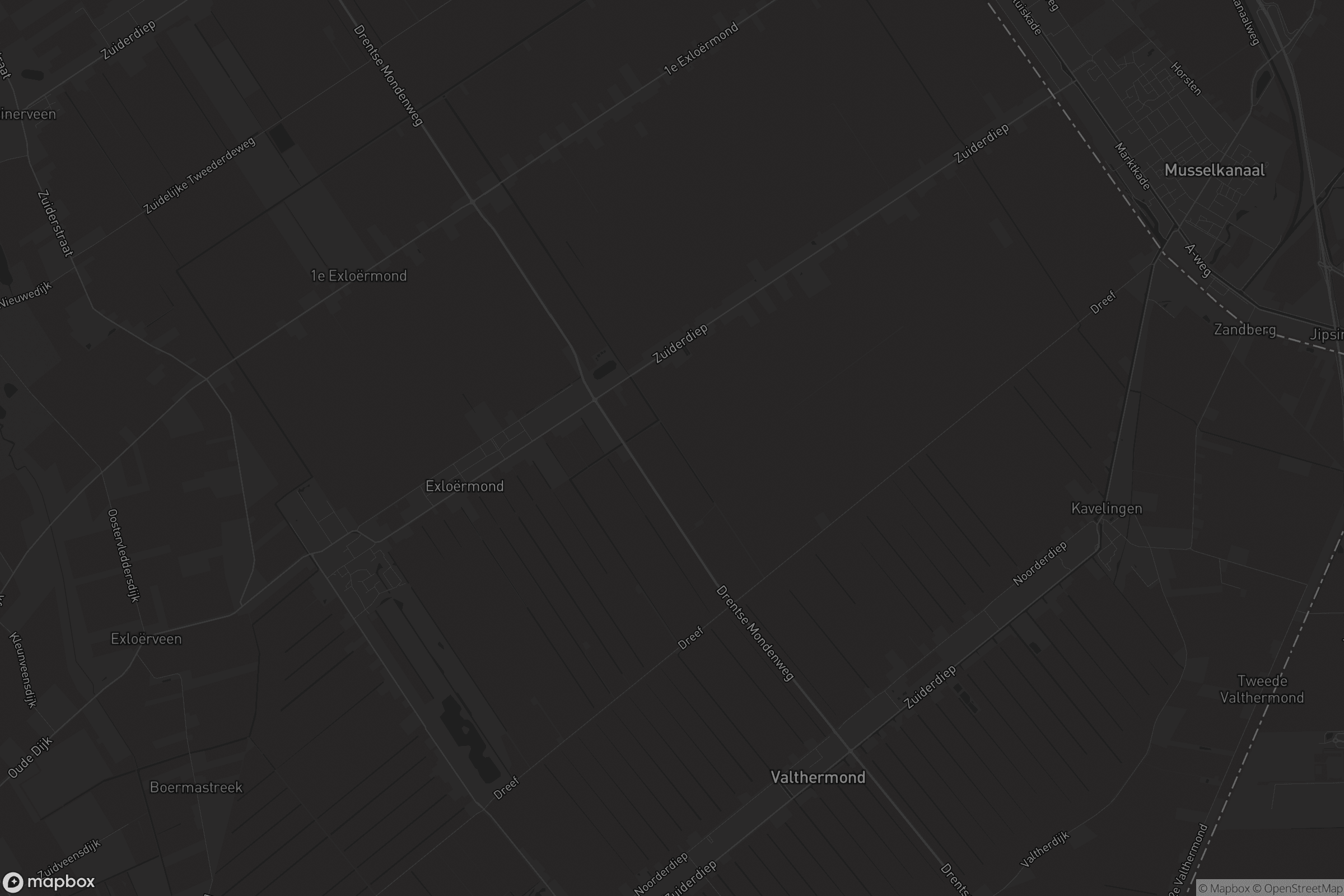 Kaart van 2e Exloërmond