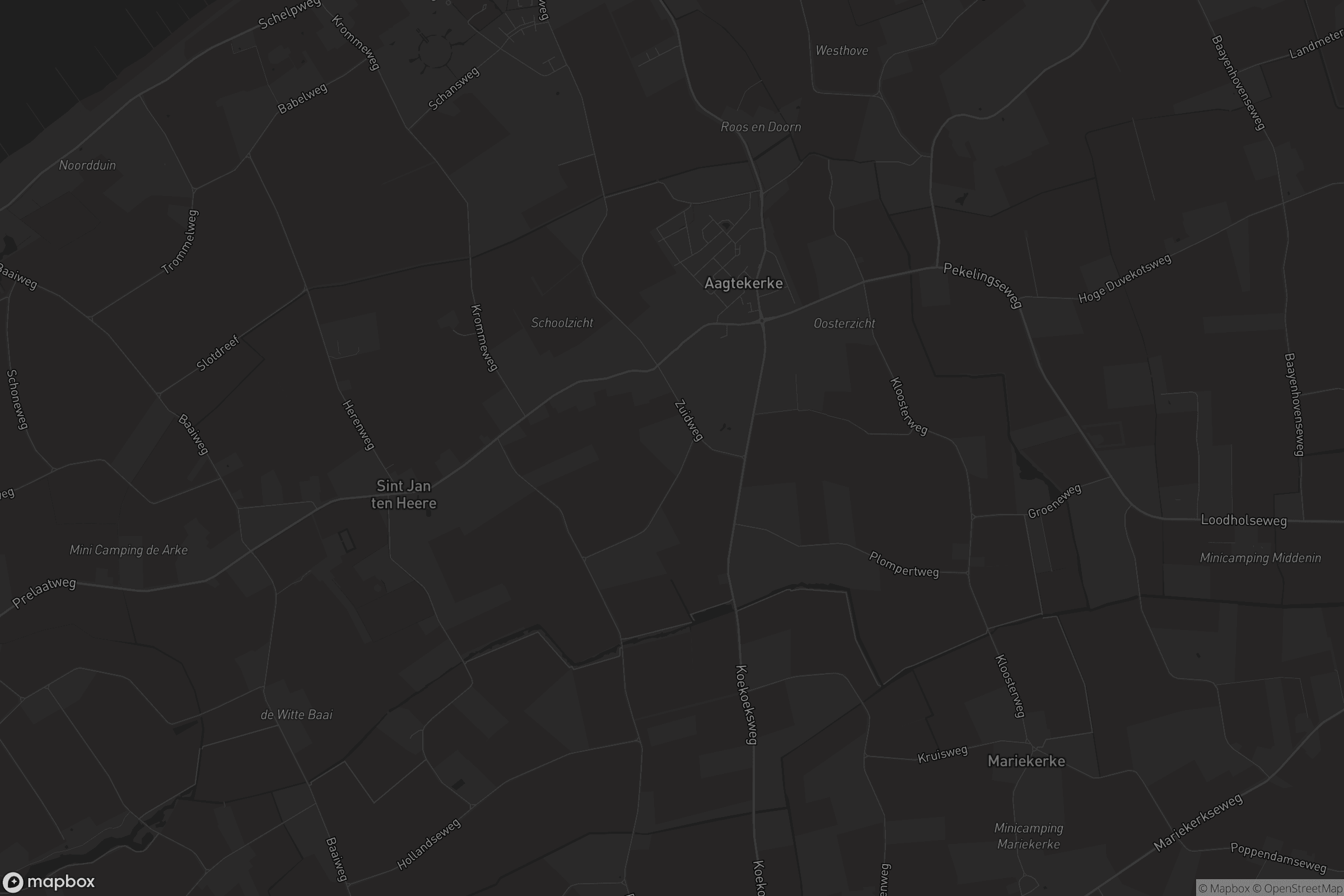 Kaart van Aagtekerke