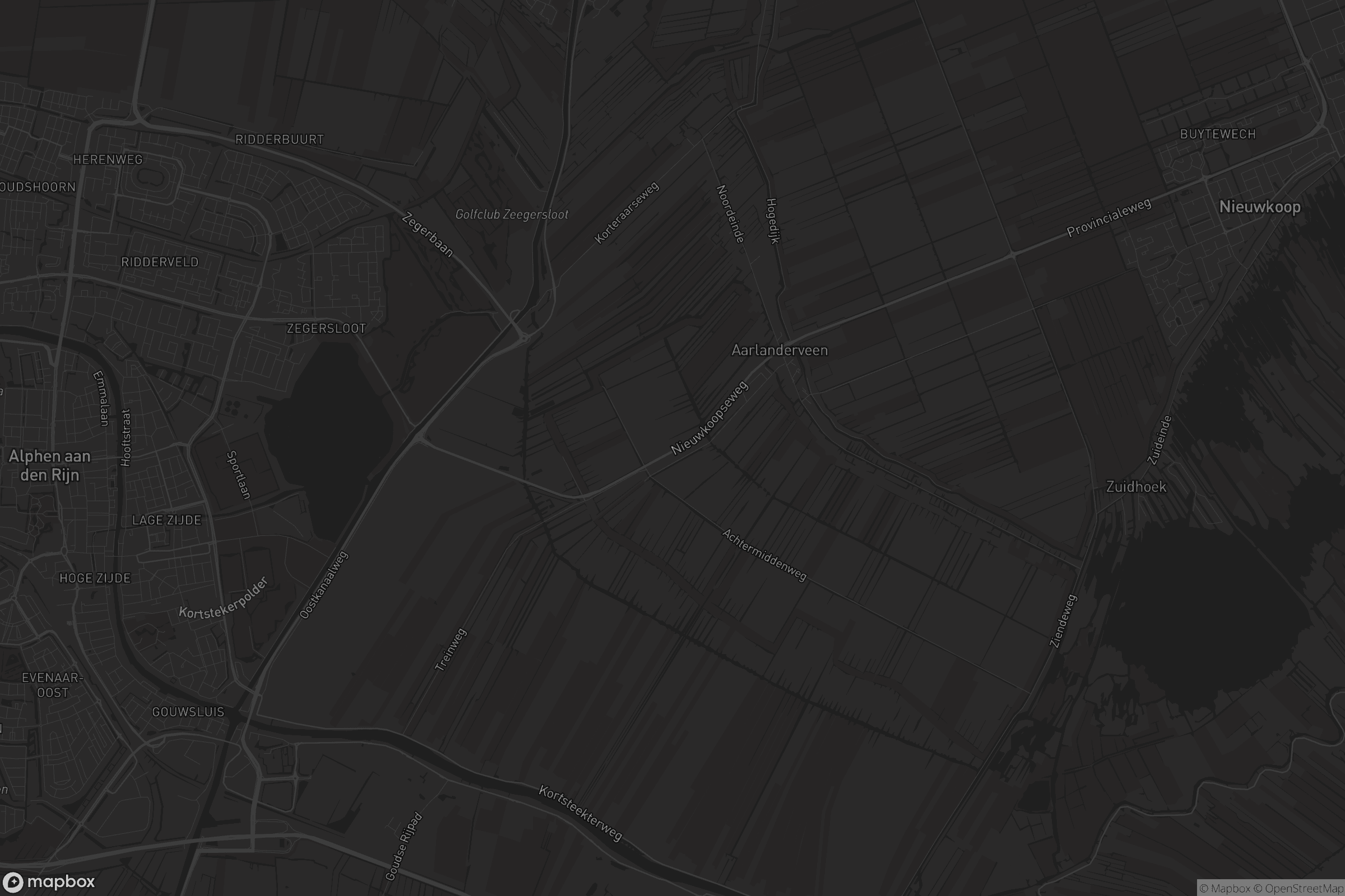 Kaart van Aarlanderveen