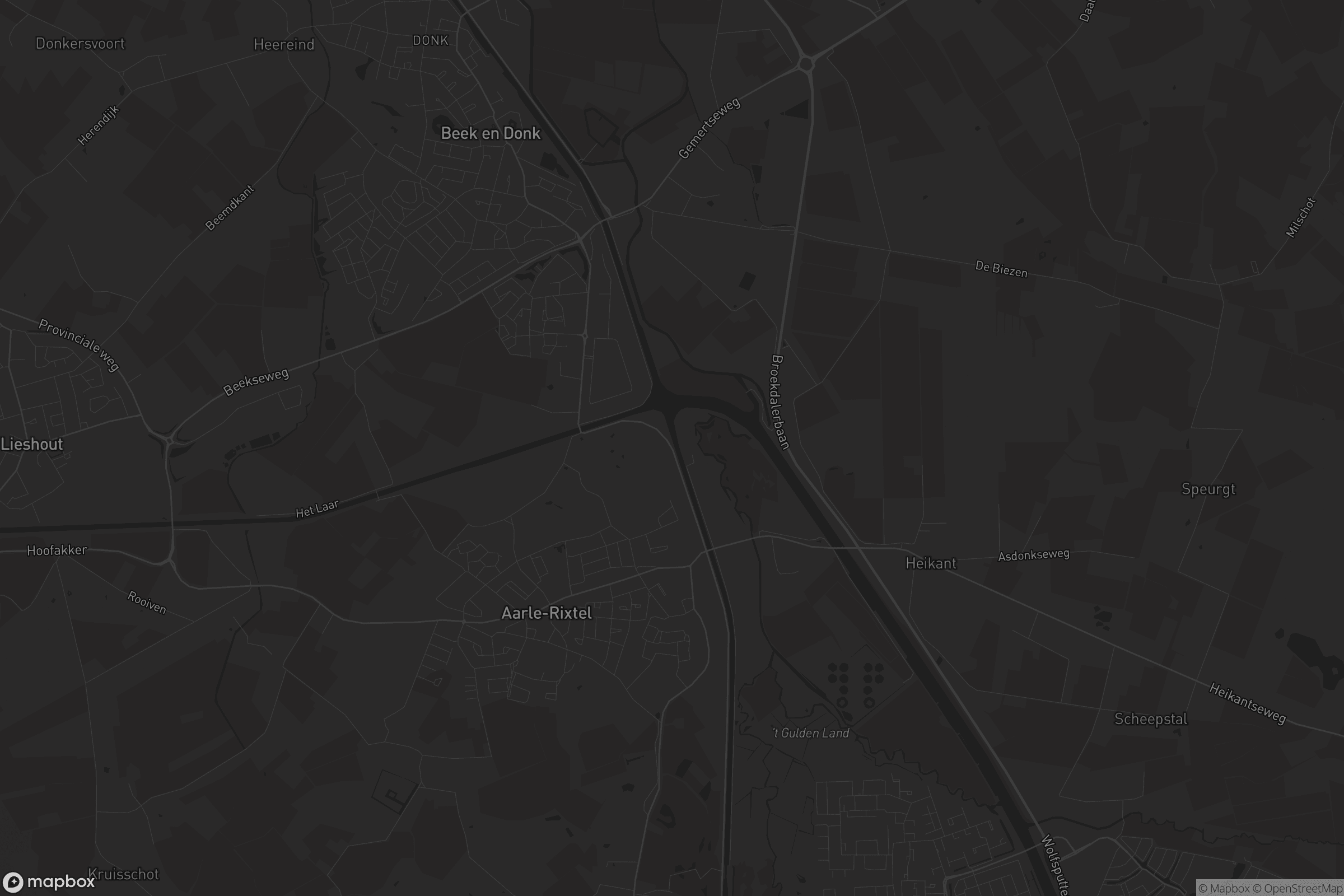 Kaart van Aarle-Rixtel