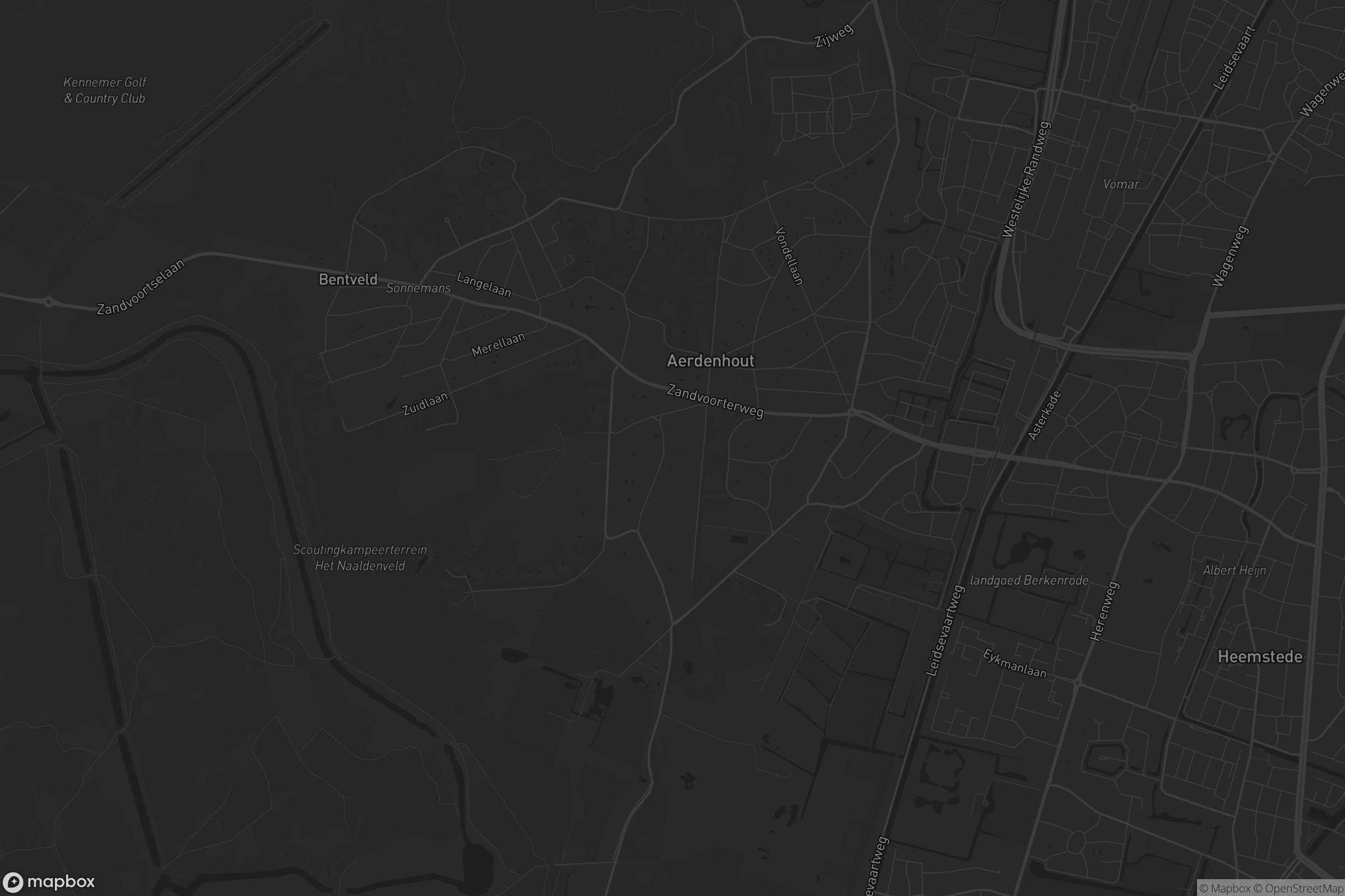 Kaart van Aerdenhout