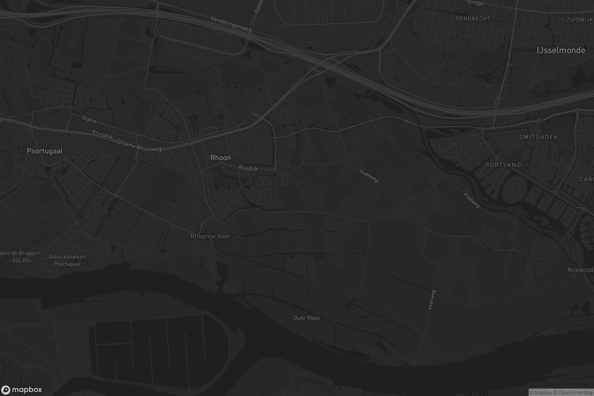 Kaart van Albrandswaard