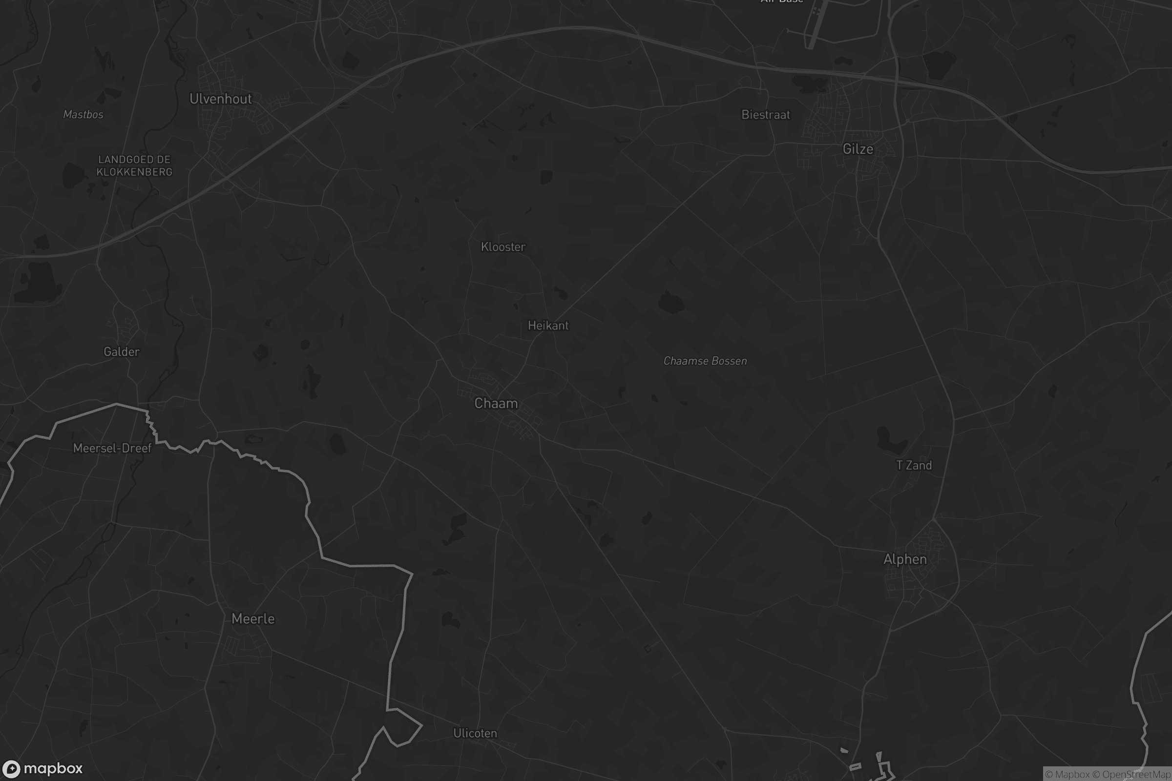 Kaart van Alphen-Chaam