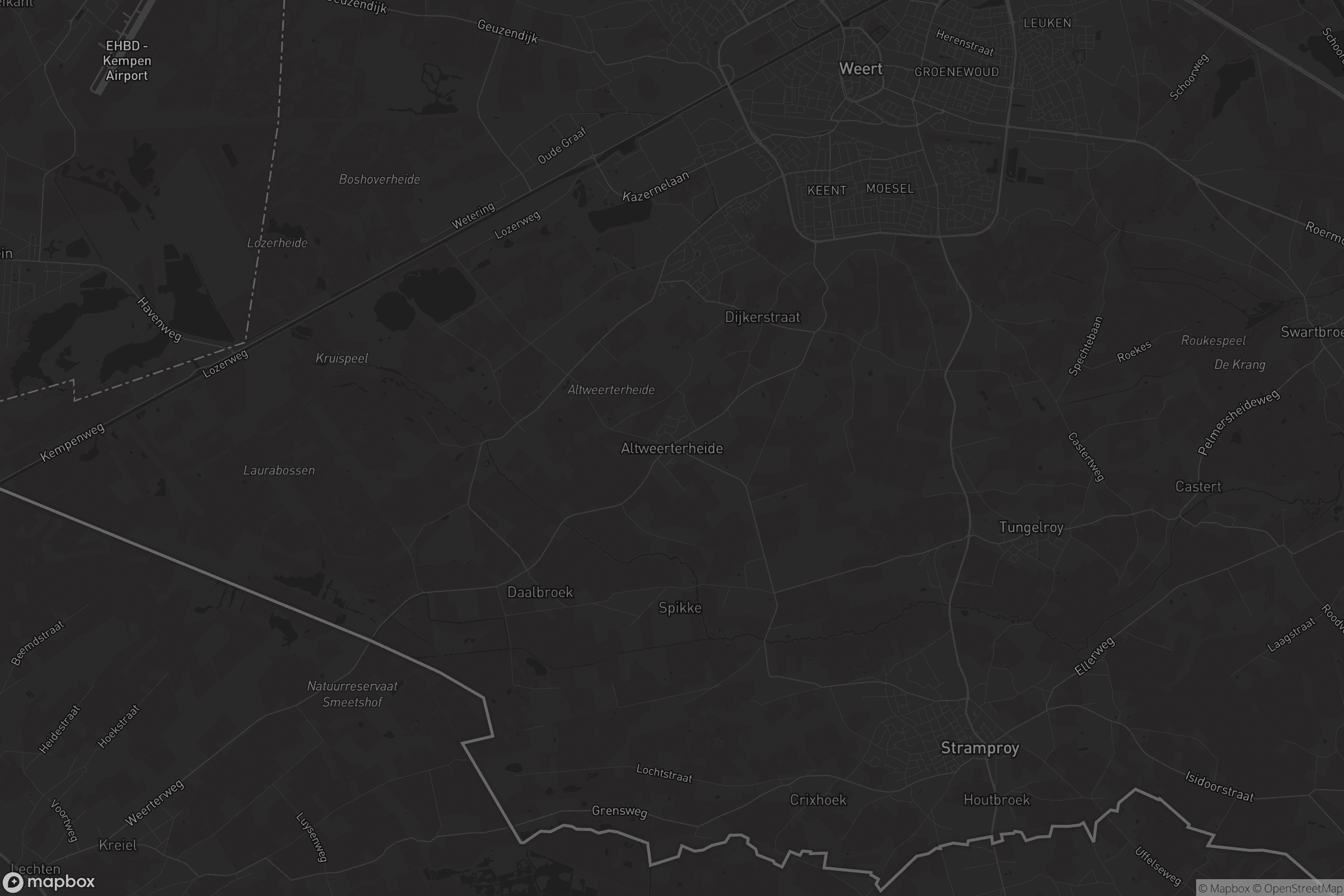 Kaart van Altweerterheide