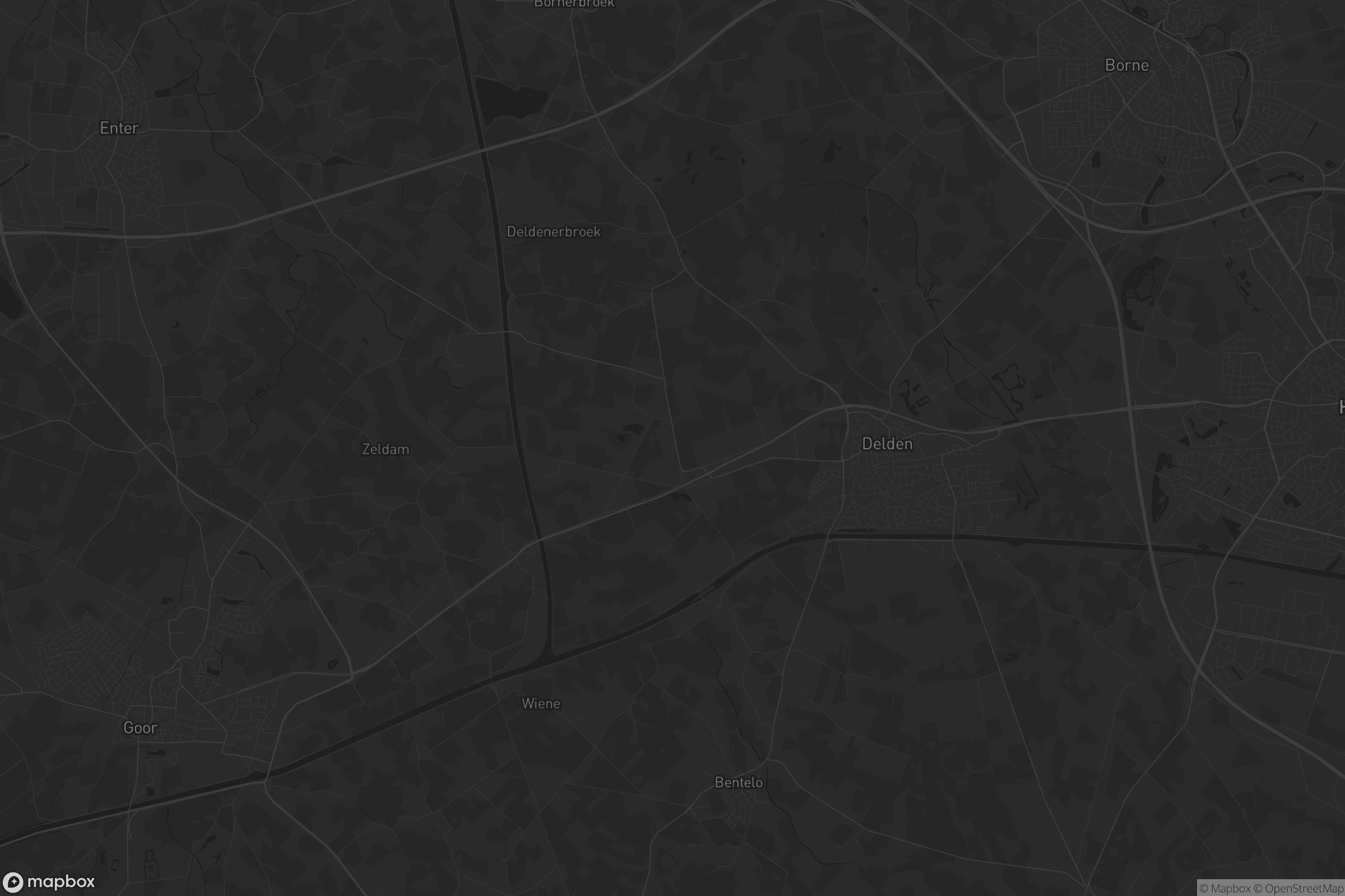 Kaart van Ambt Delden