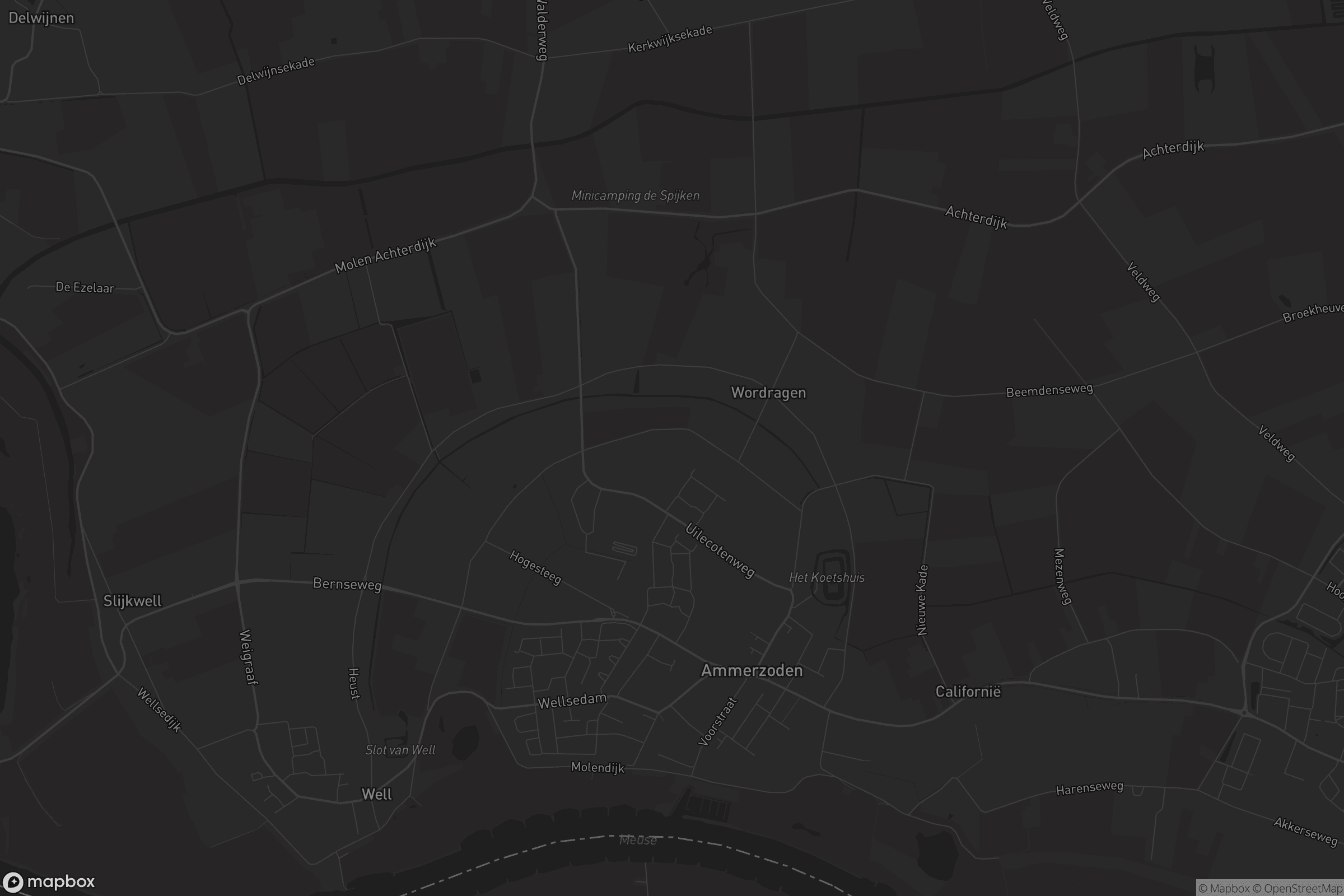 Kaart van Ammerzoden