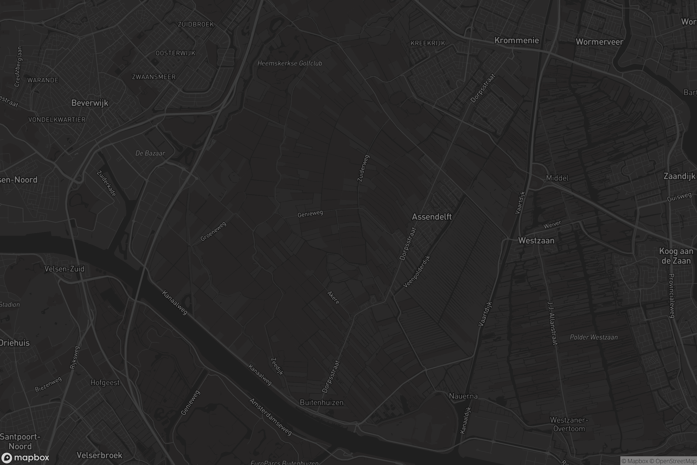 Kaart van Assendelft