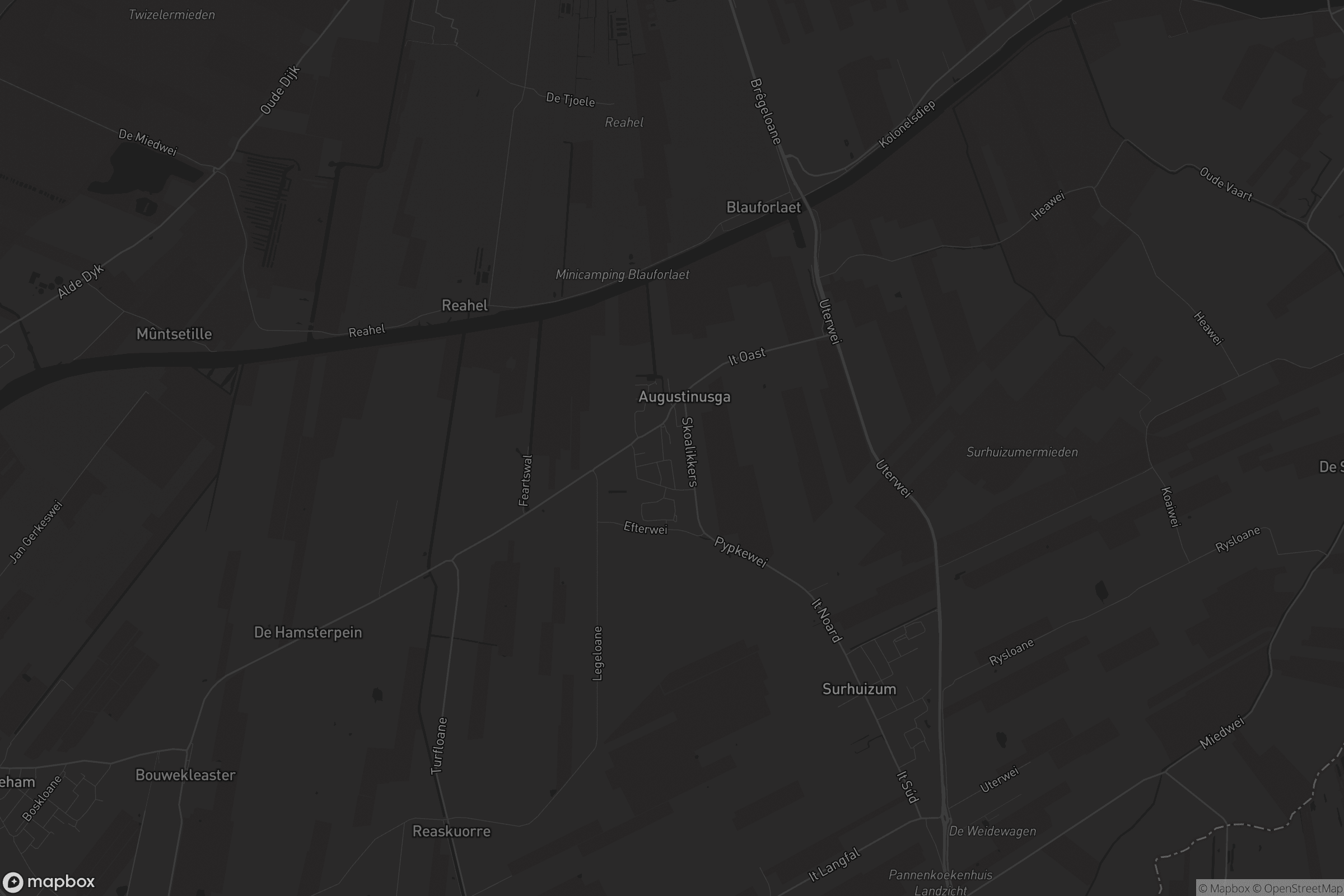 Kaart van Augustinusga