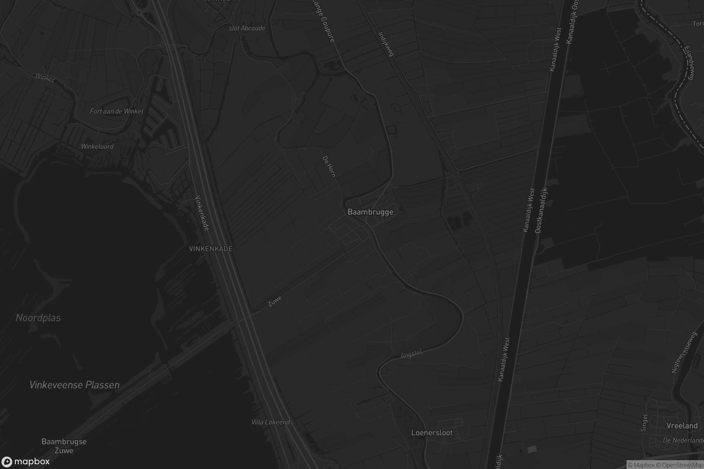 Kaart van Baambrugge