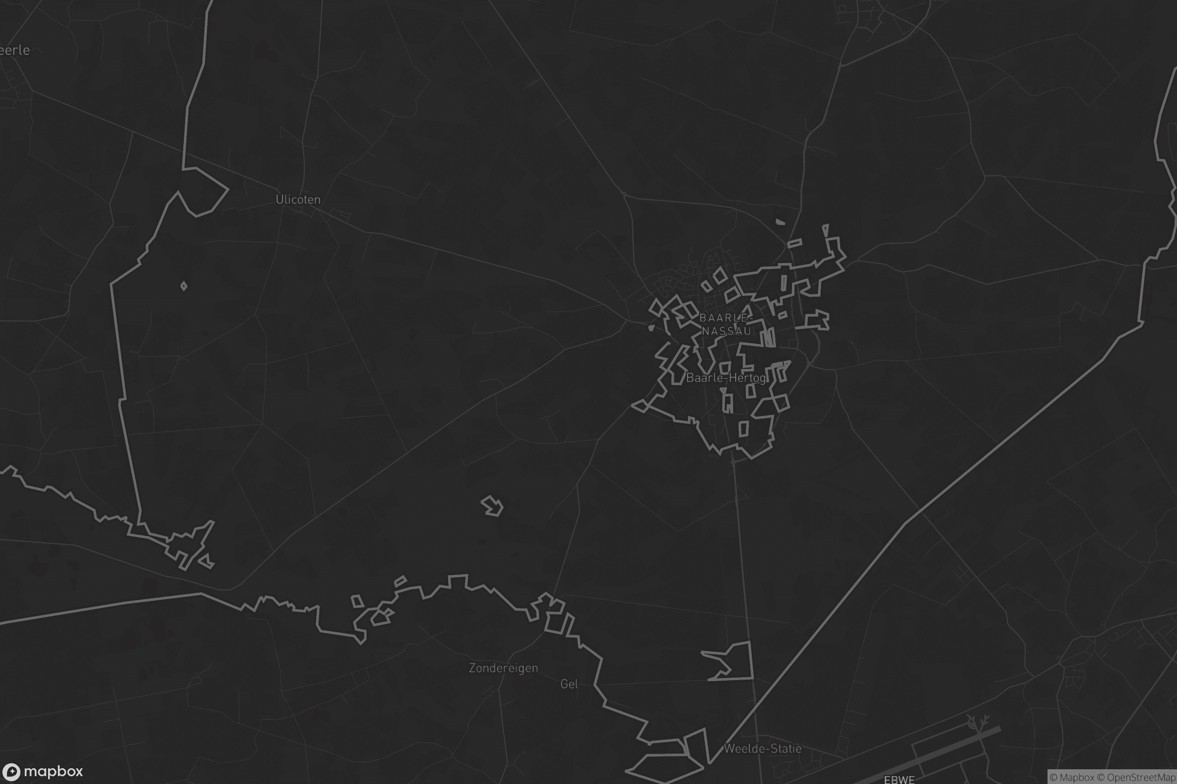 Kaart van Baarle-Nassau