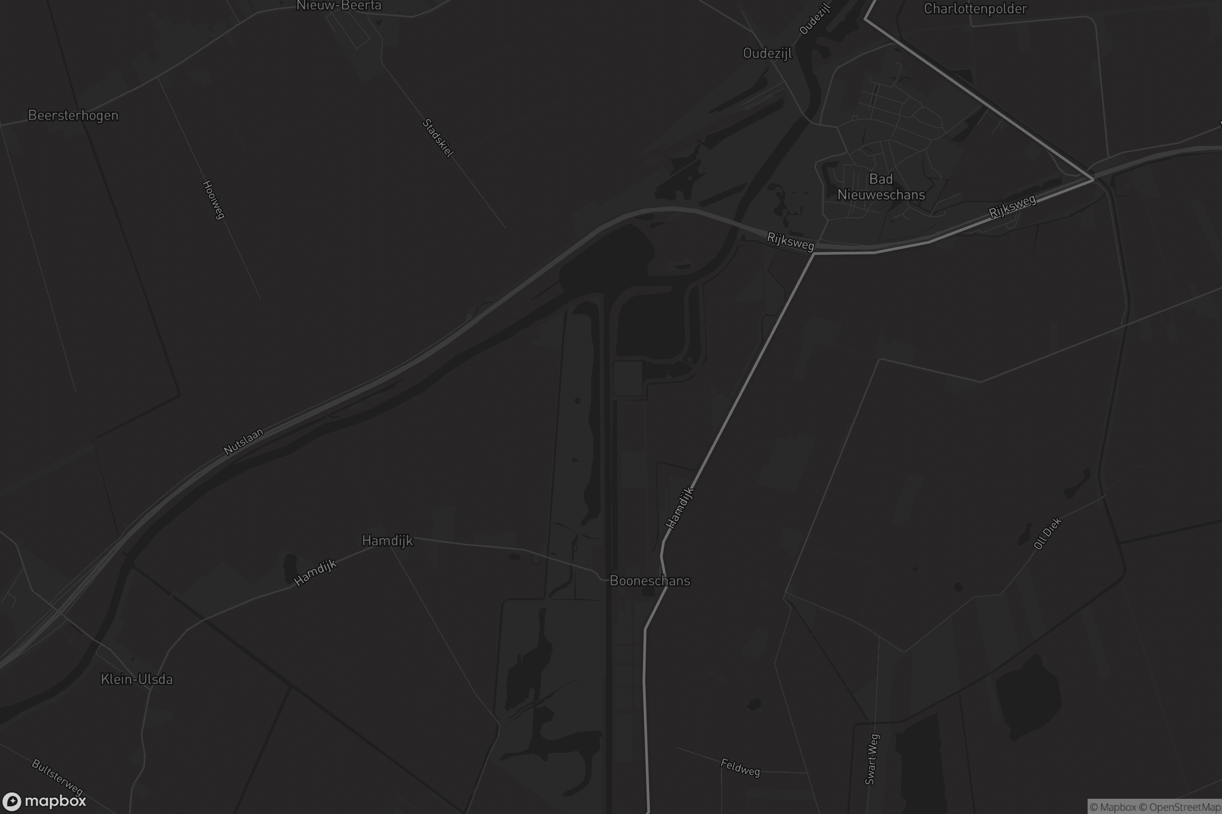 Kaart van Bad Nieuweschans