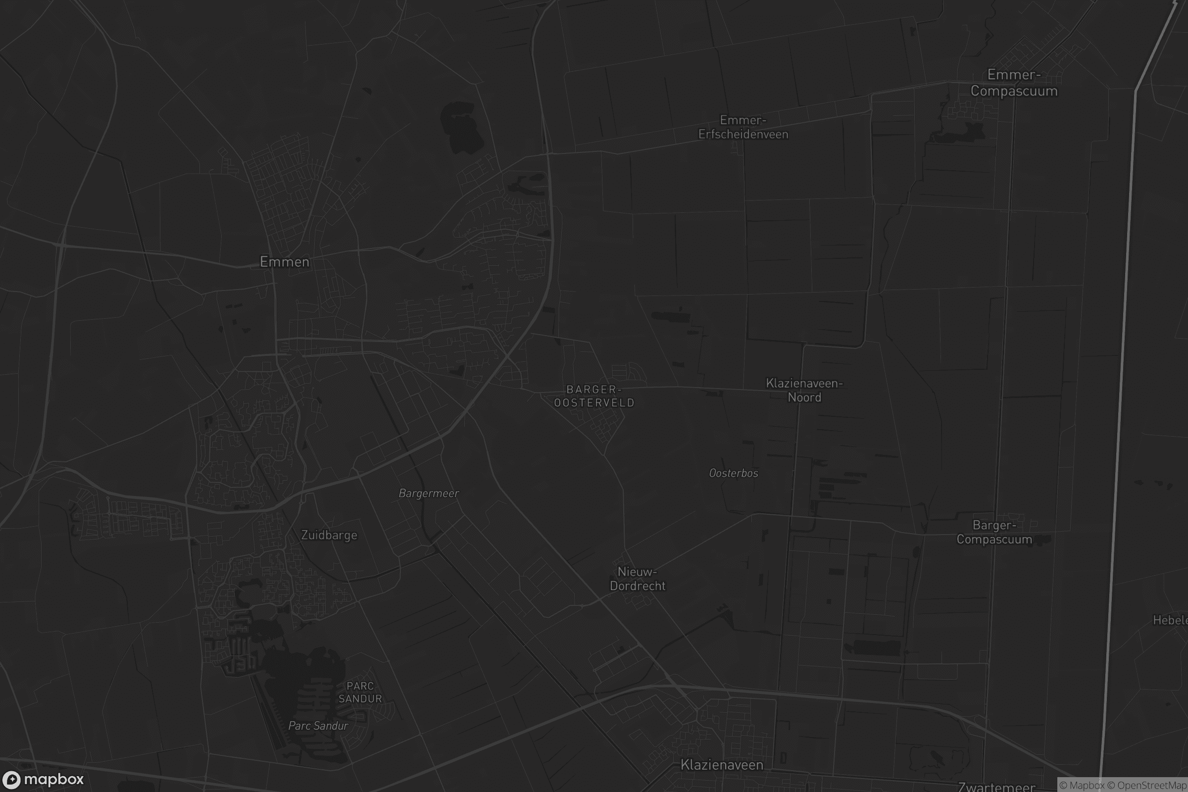 Kaart van Barger-Oosterveld