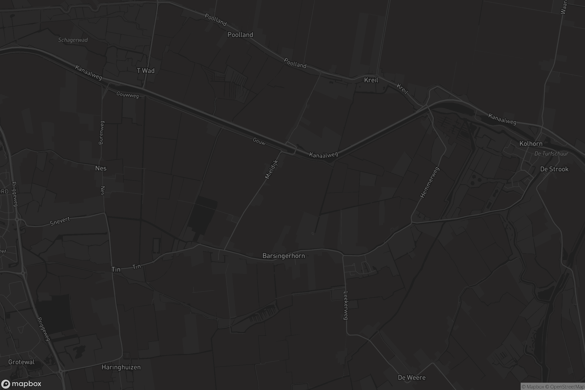 Kaart van Barsingerhorn