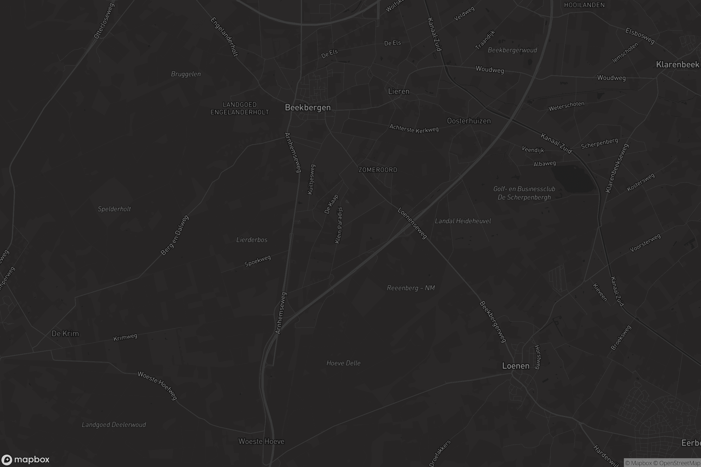 Kaart van Beekbergen