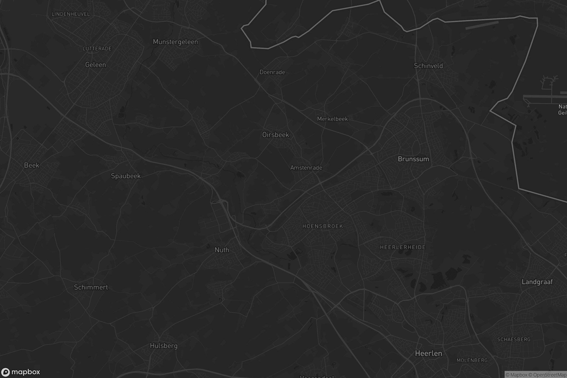 Kaart van Beekdaelen