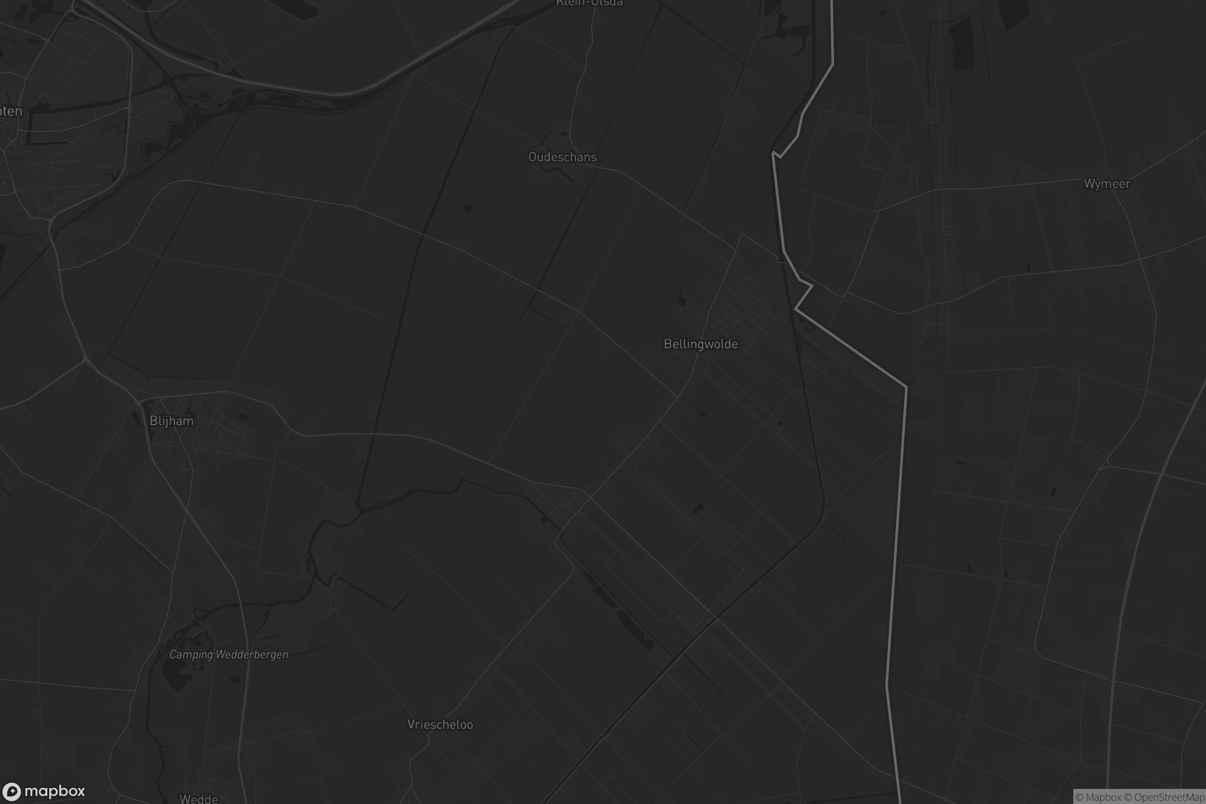 Kaart van Bellingwolde