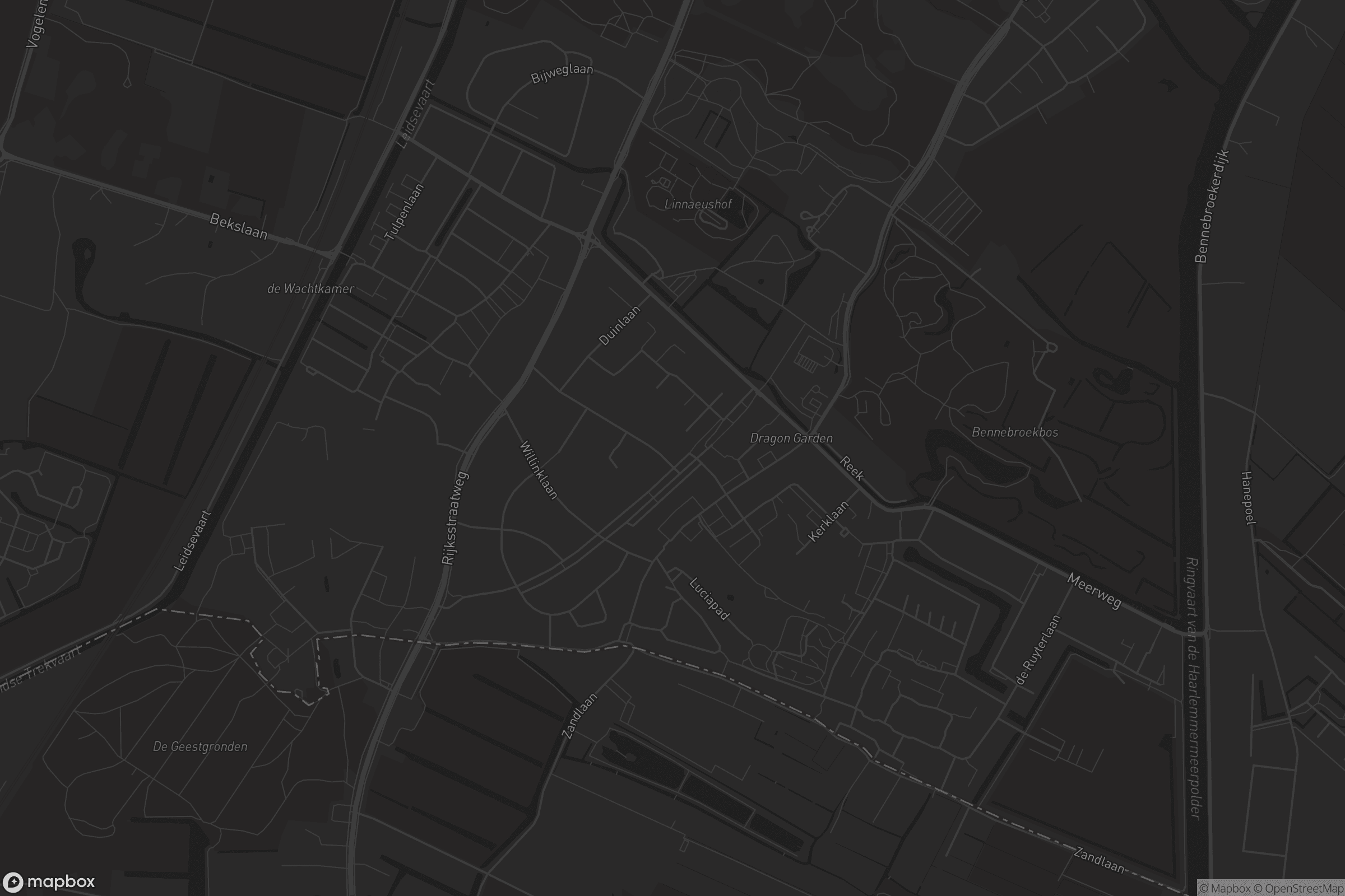 Kaart van Bennebroek