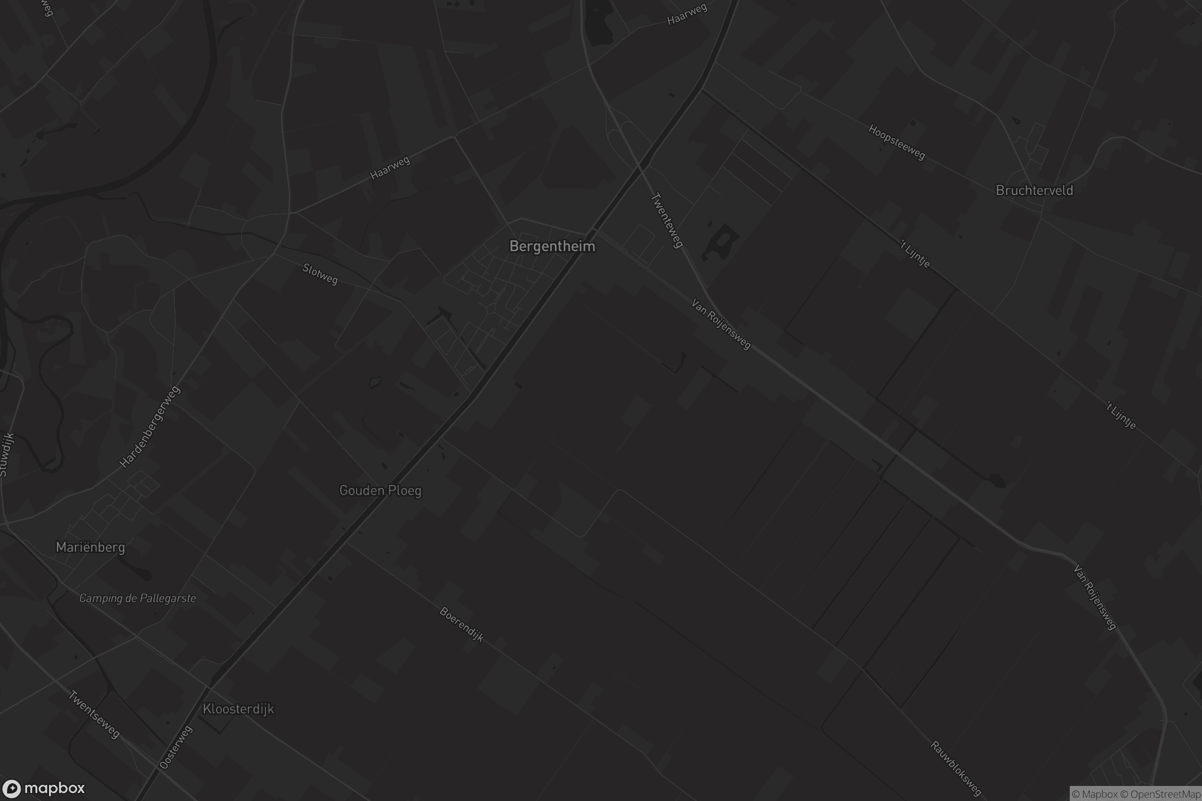 Kaart van Bergentheim