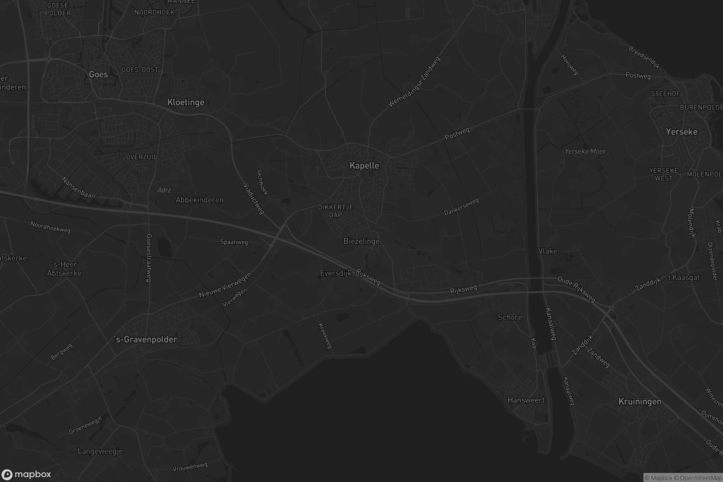 Kaart van Biezelinge