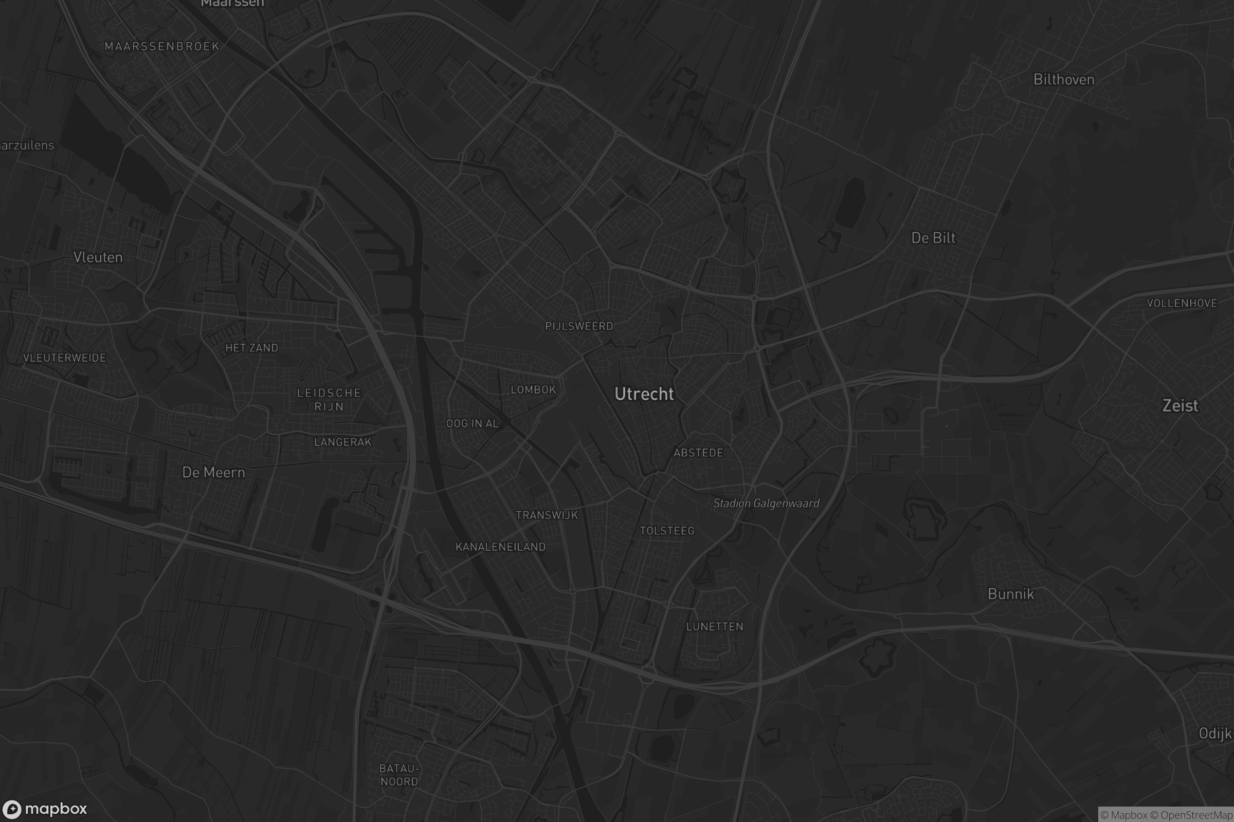 Kaart van Binnenstad