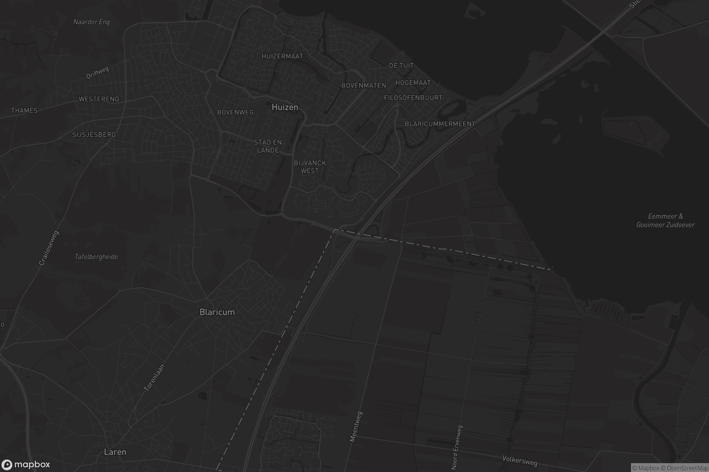 Kaart van Blaricum