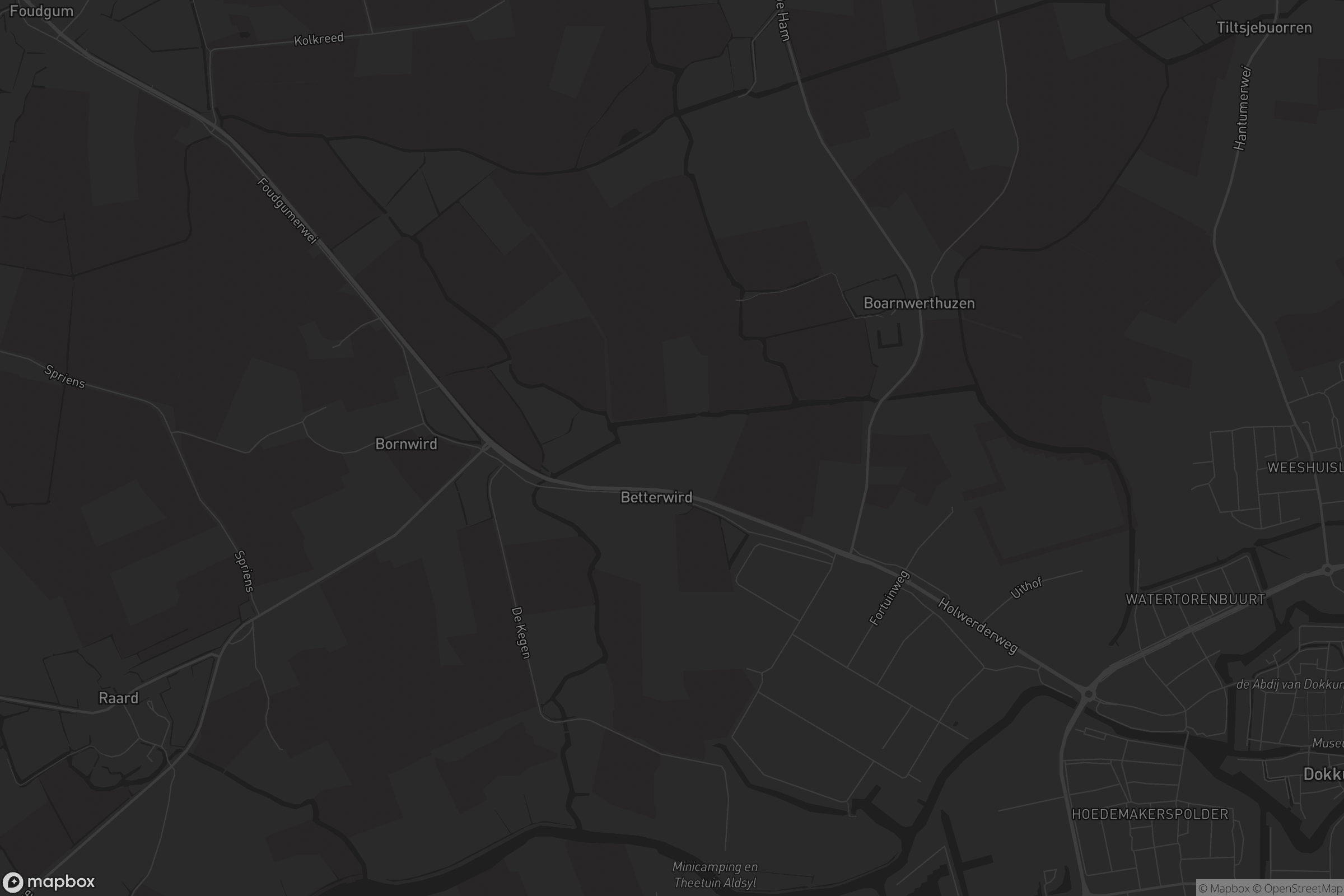 Kaart van Boarnwert