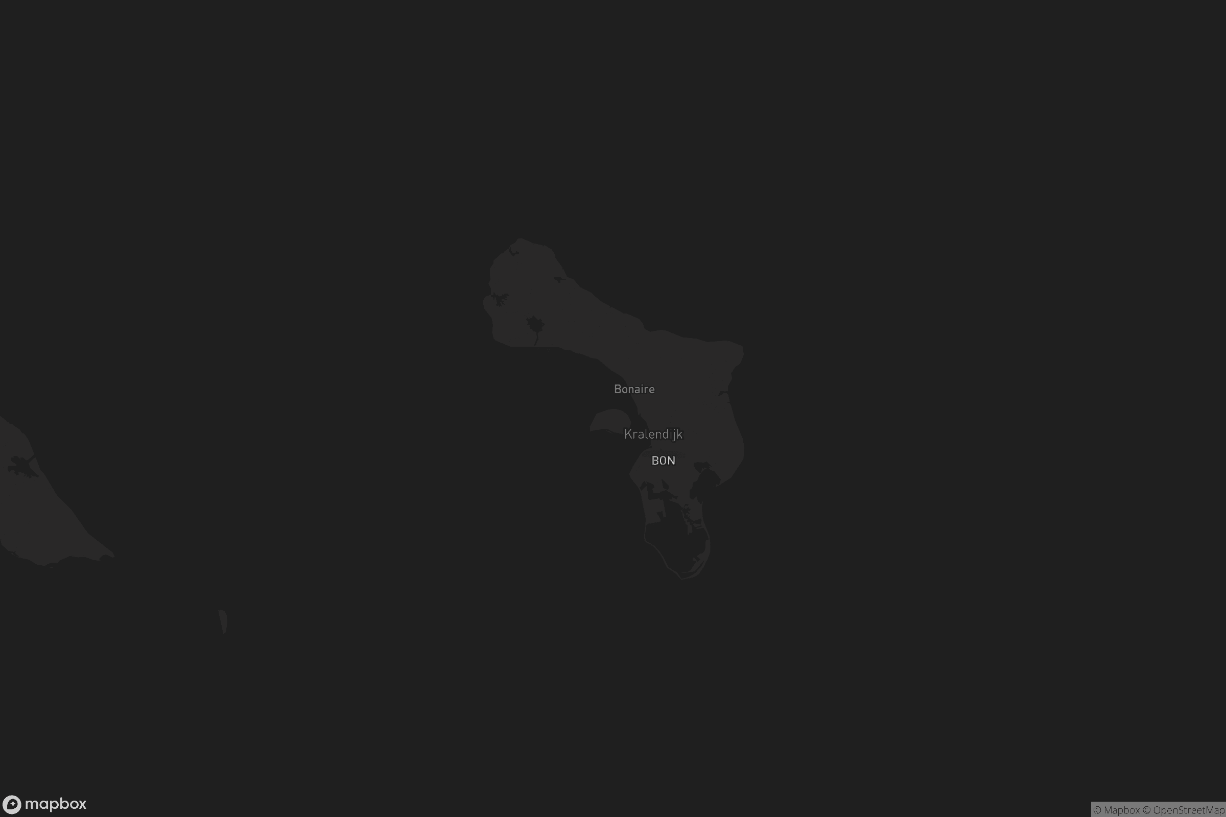 Kaart van Bonaire