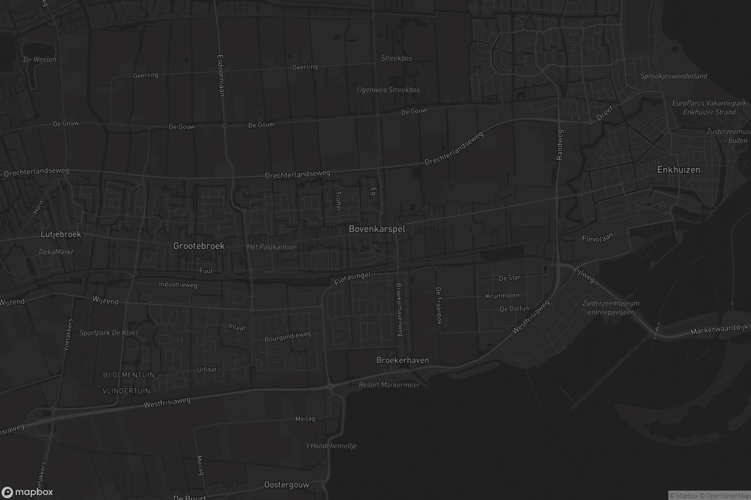 Kaart van Bovenkarspel