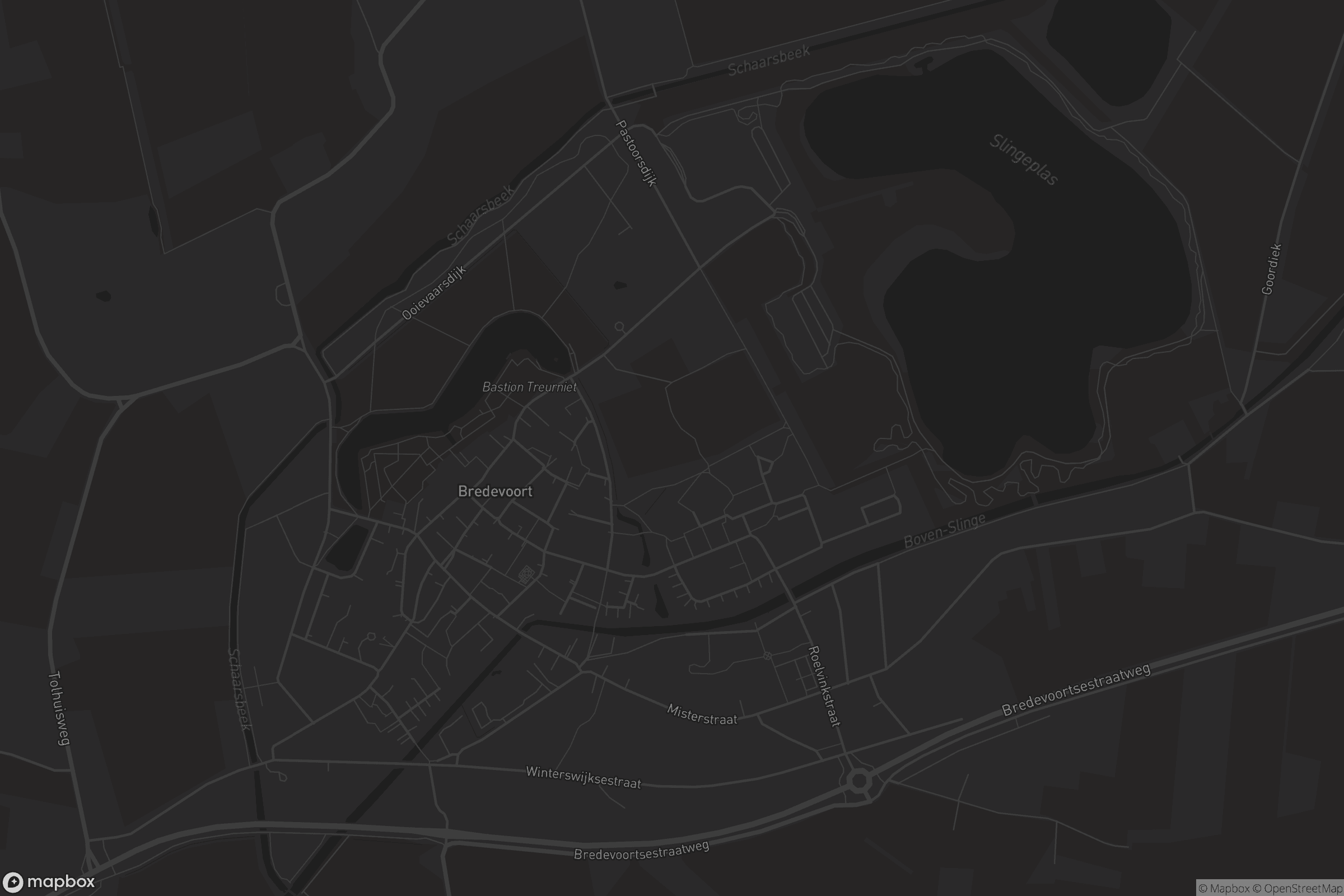 Kaart van Bredevoort