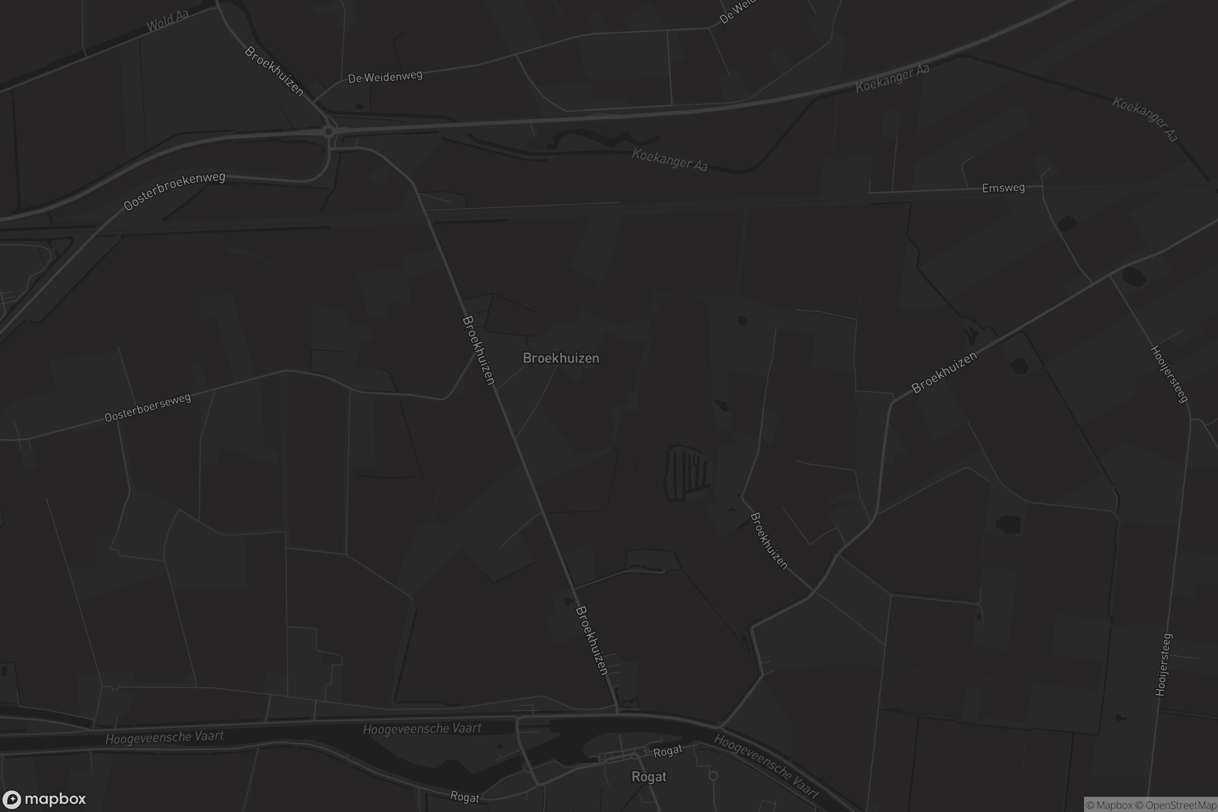 Kaart van Broekhuizen