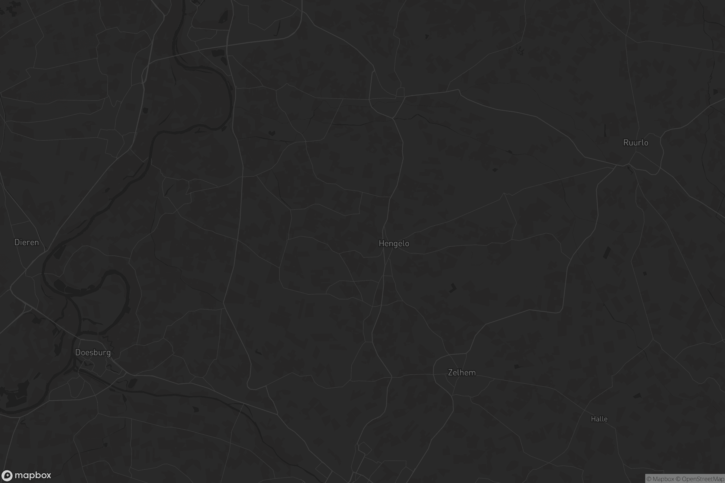 Kaart van Bronckhorst