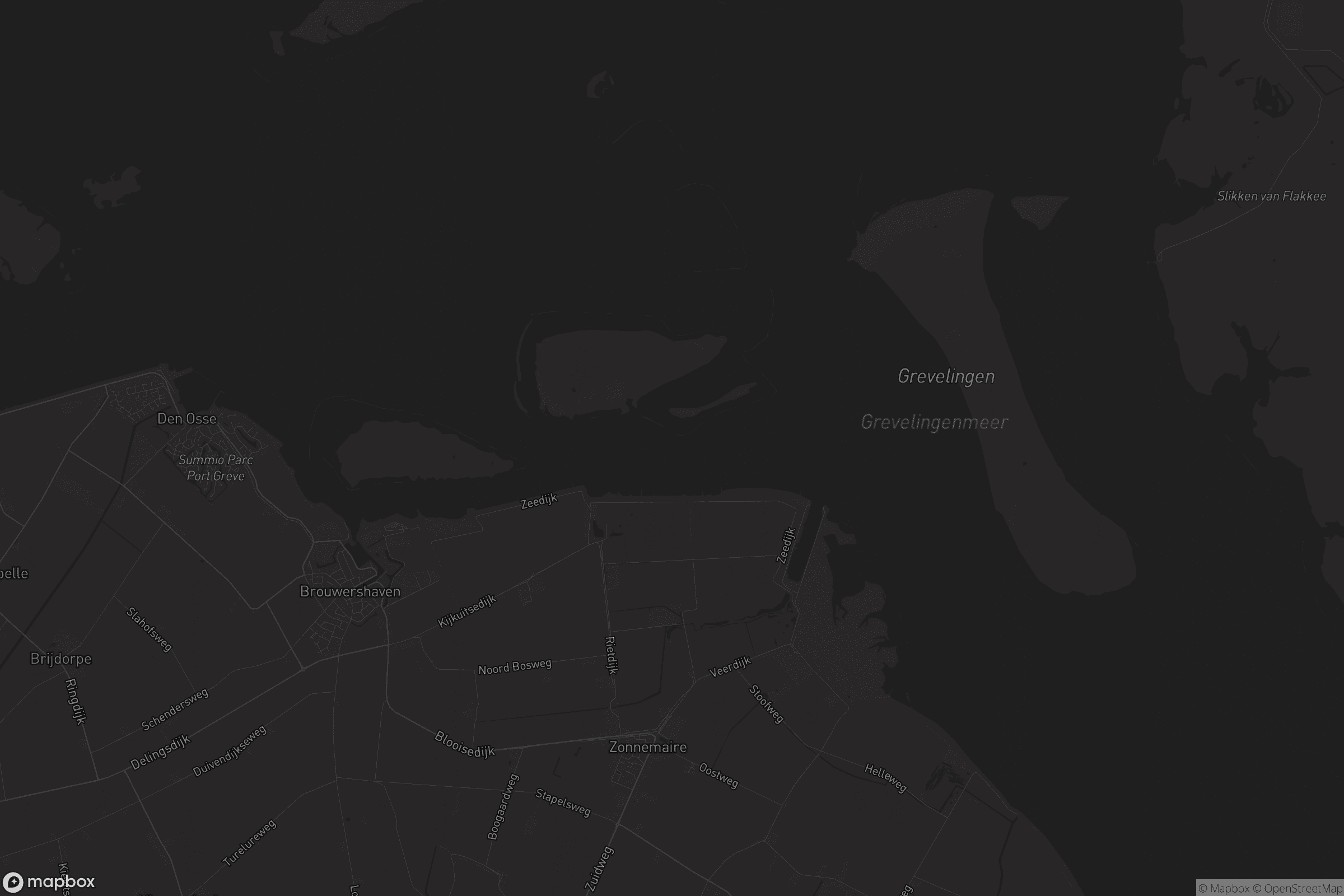 Kaart van Brouwershaven