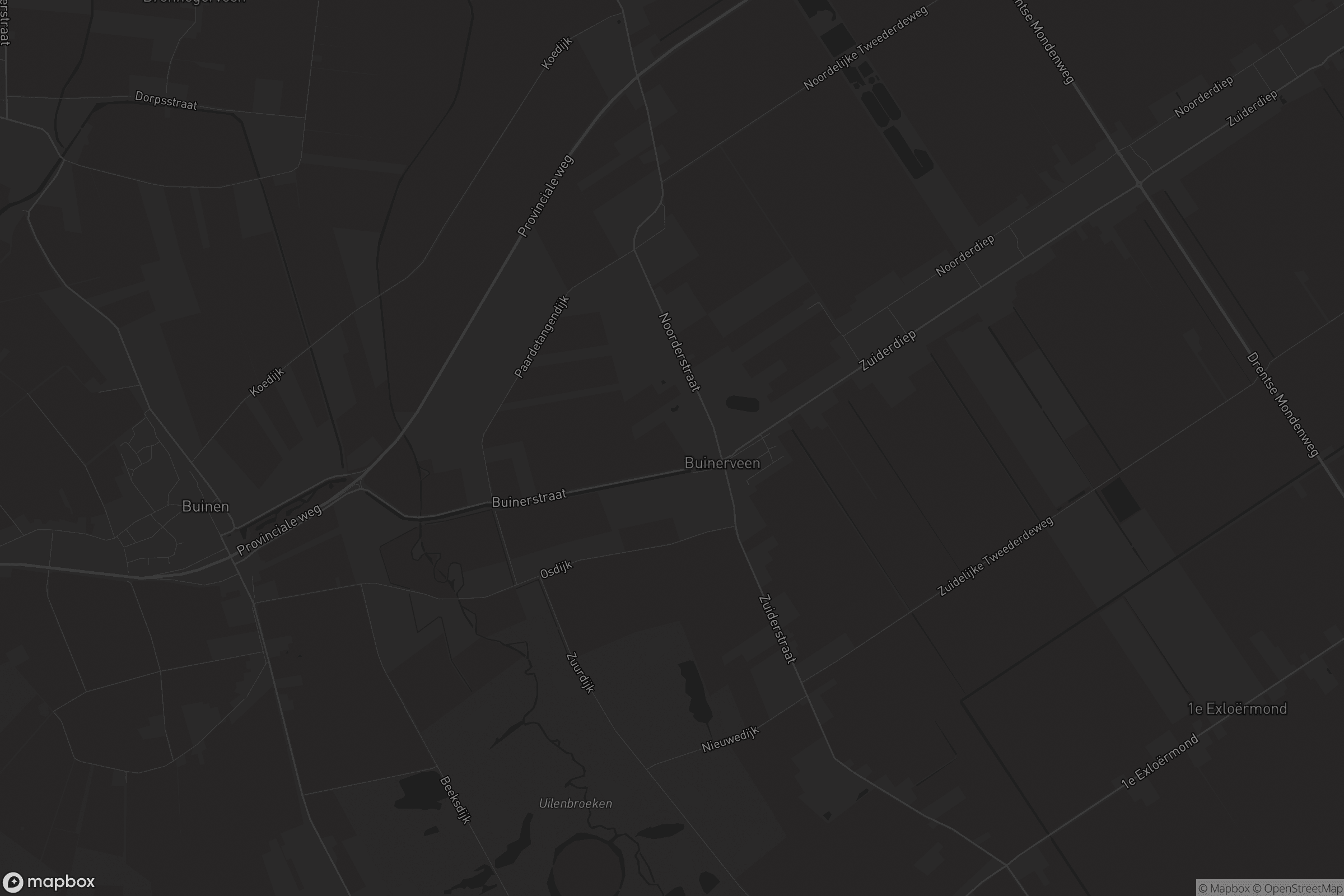 Kaart van Buinerveen