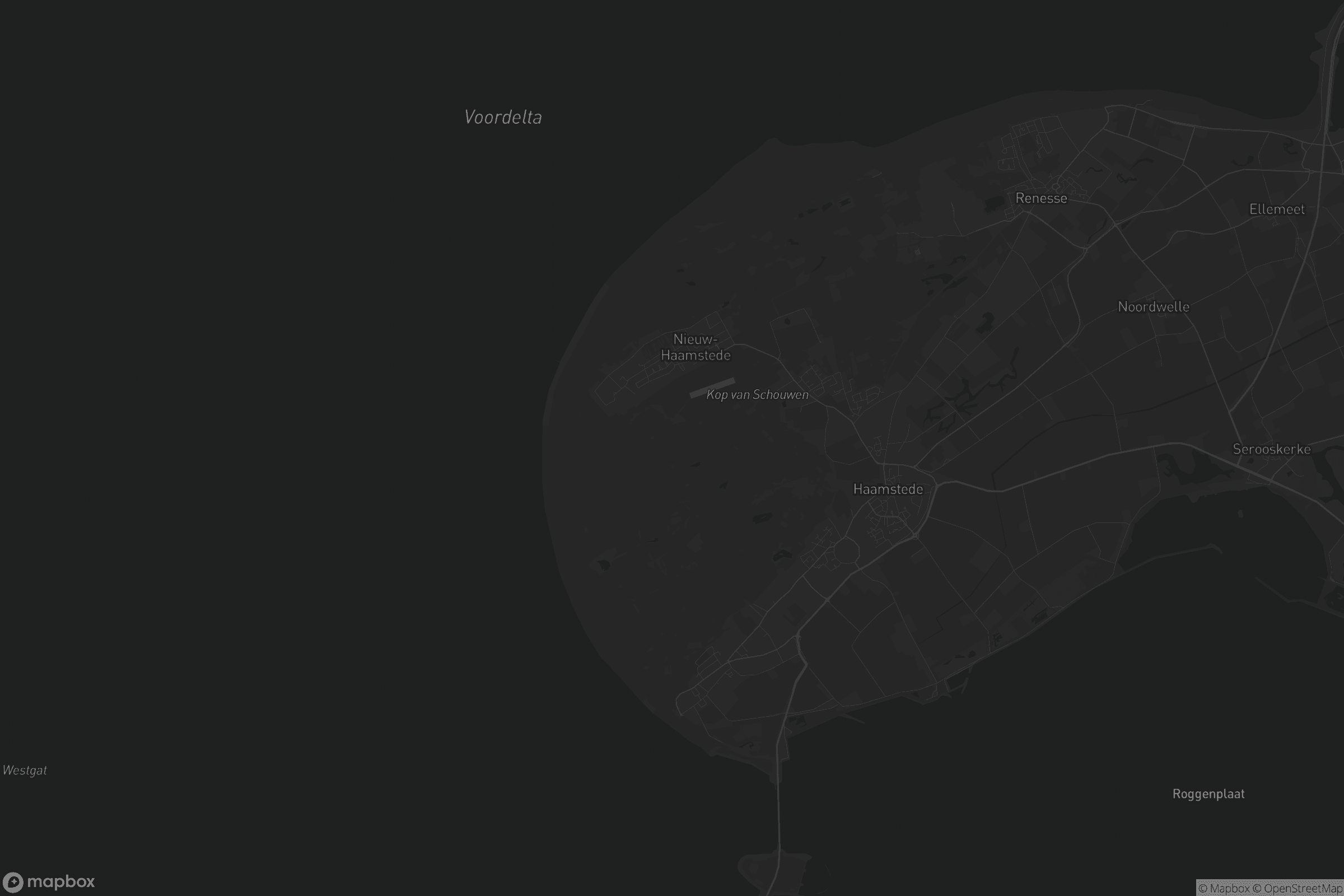 Kaart van Burgh-Haamstede