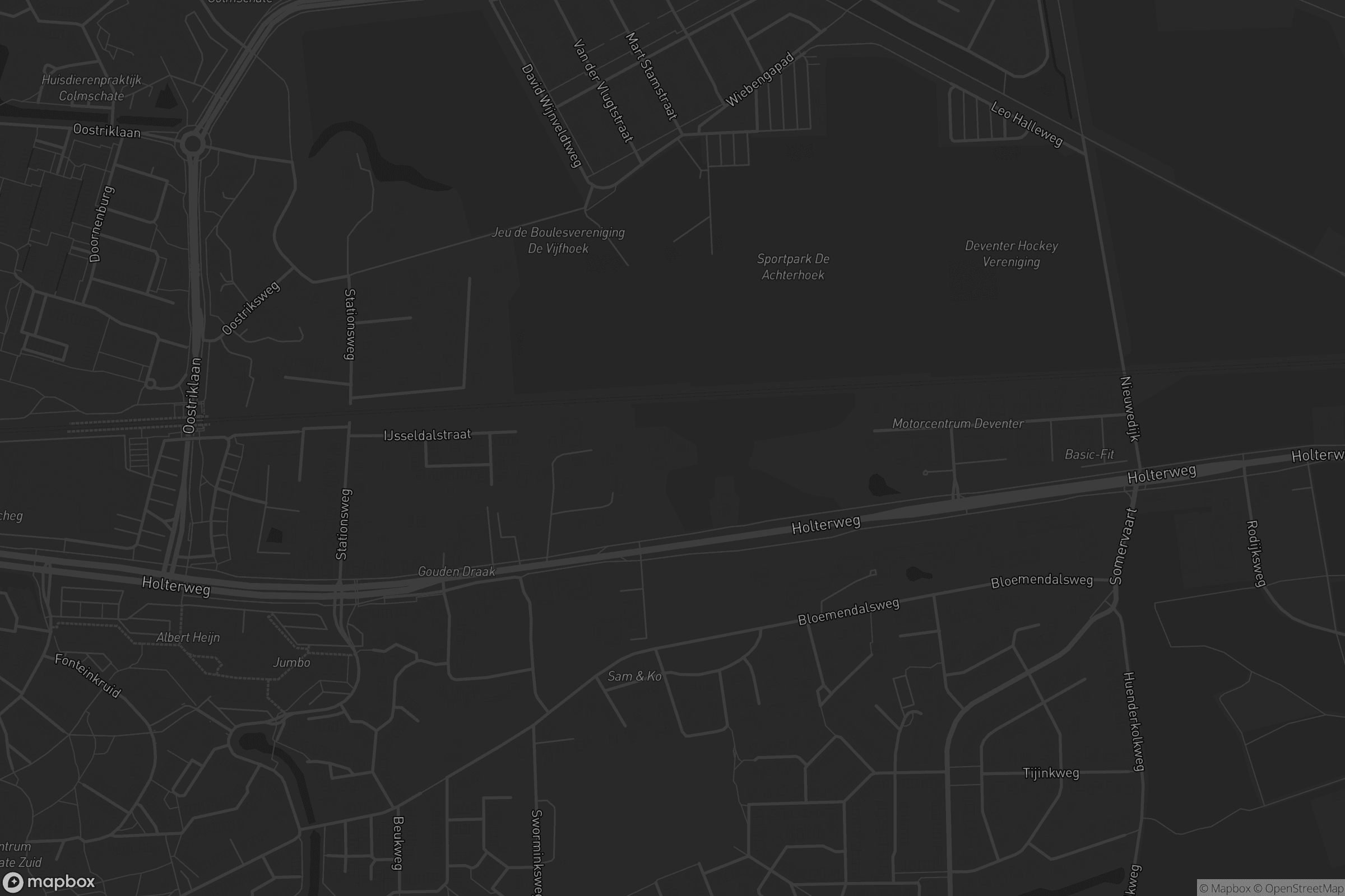 Kaart van Colmschate