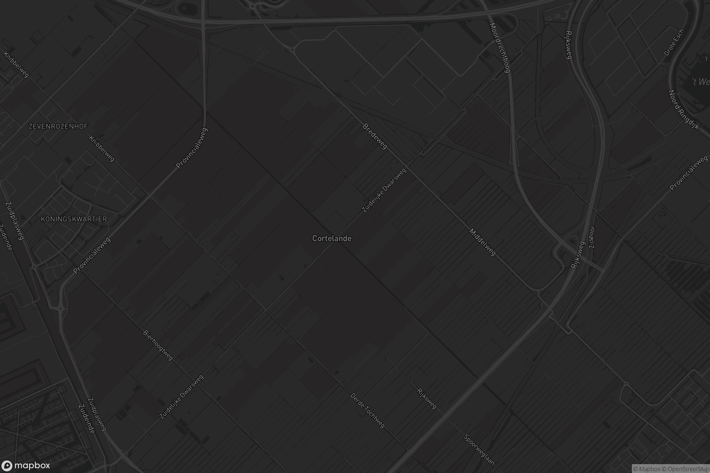 Kaart van Cortelande