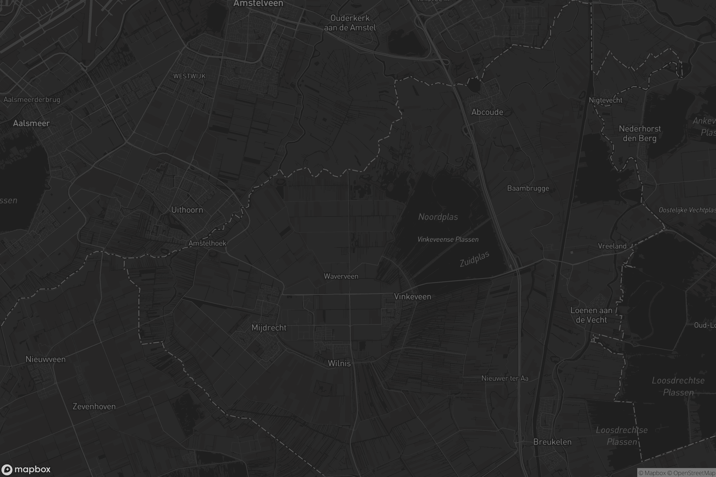 Kaart van De Ronde Venen