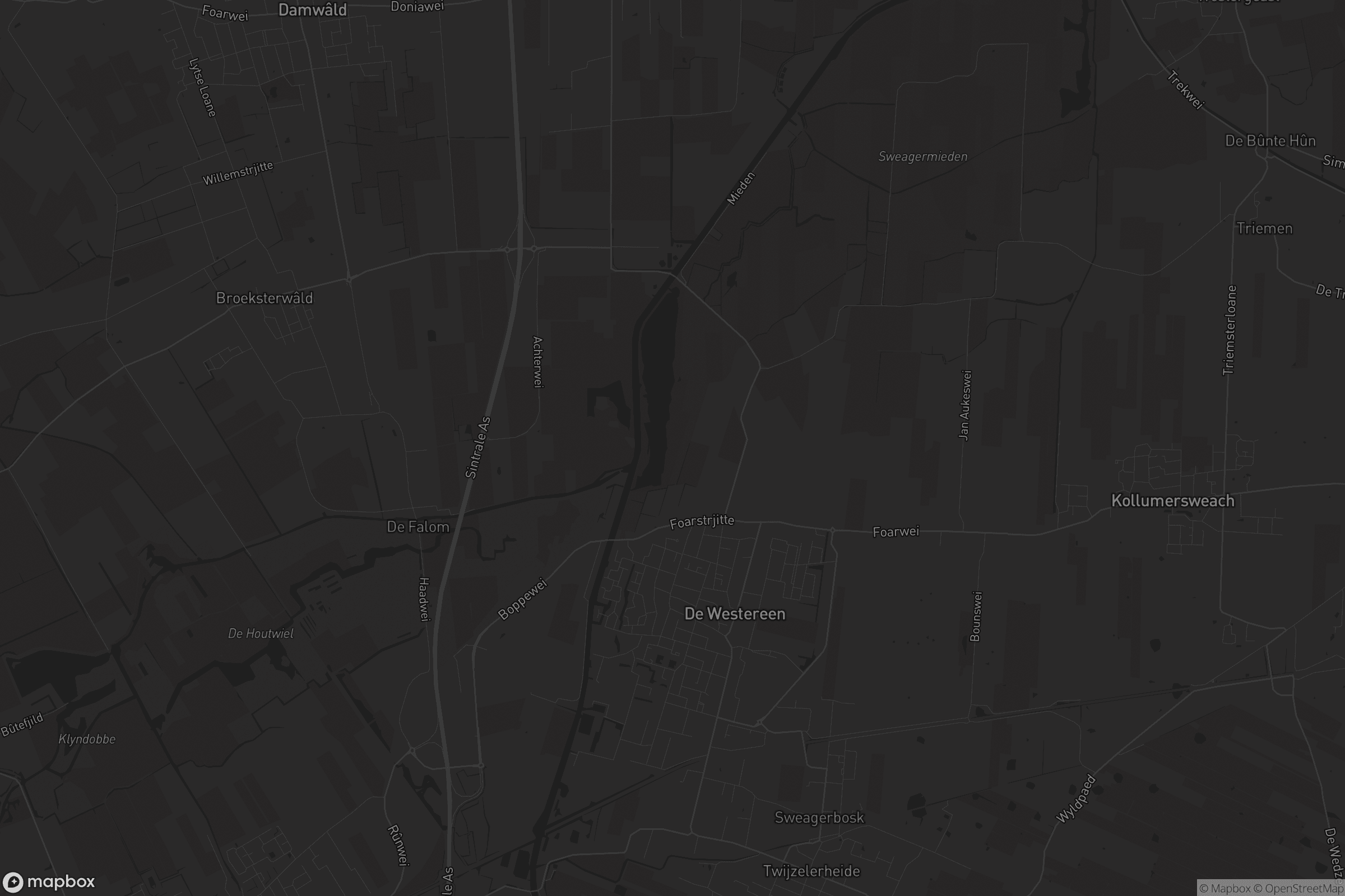 Kaart van De Westereen