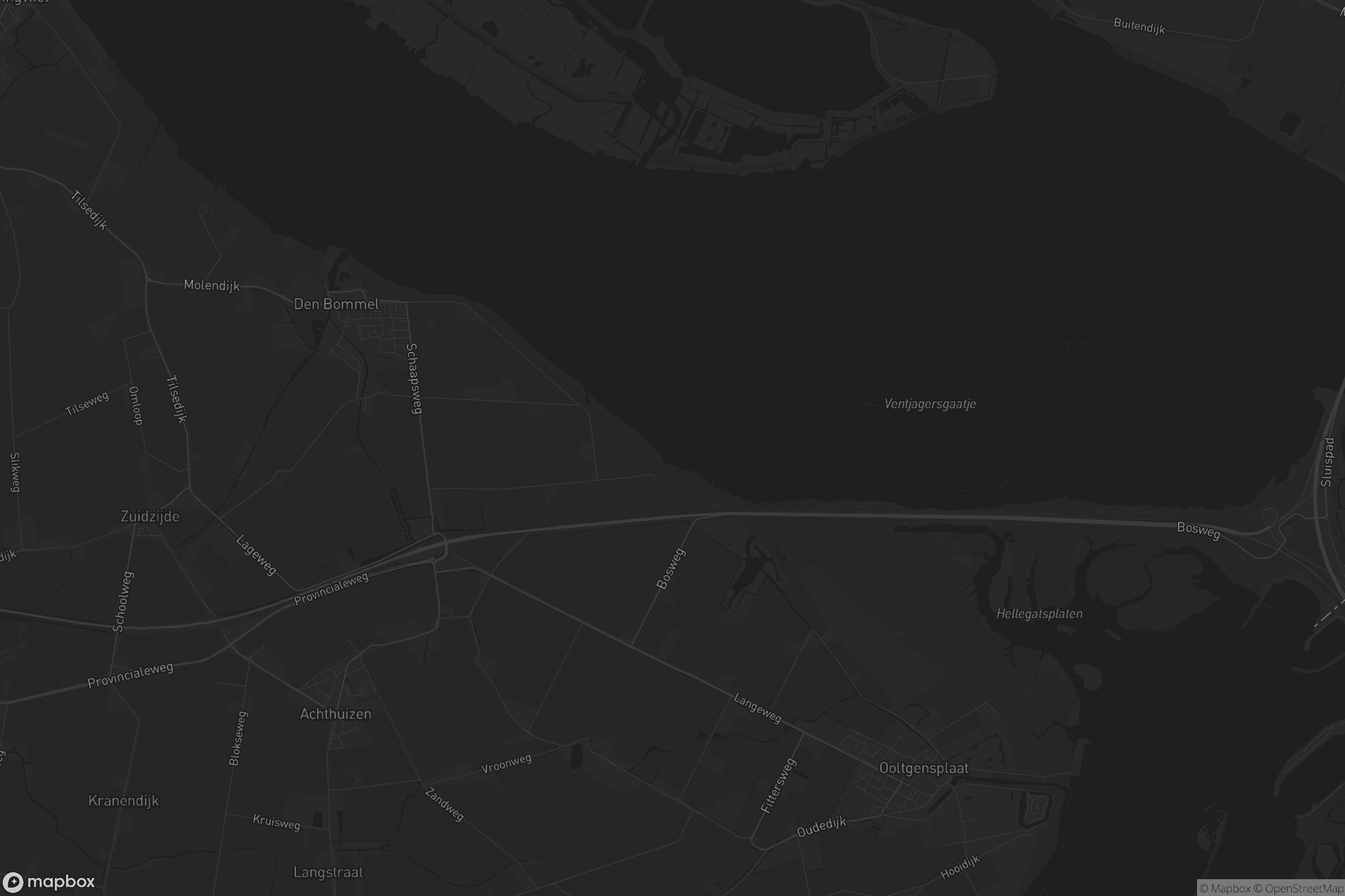 Kaart van Den Bommel