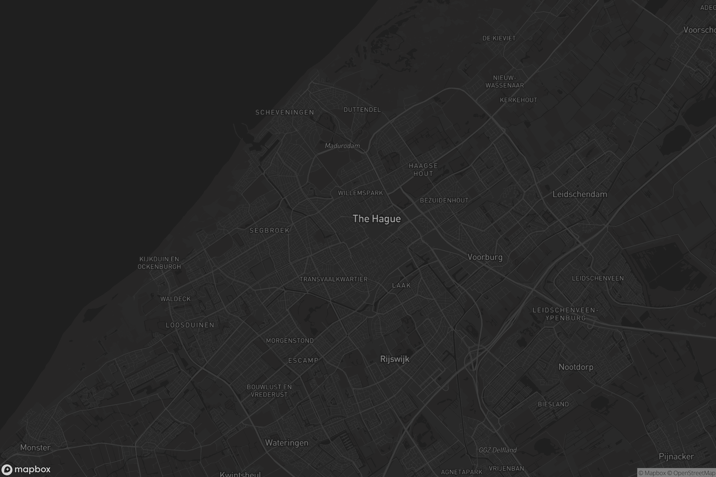 Kaart van Den Haag