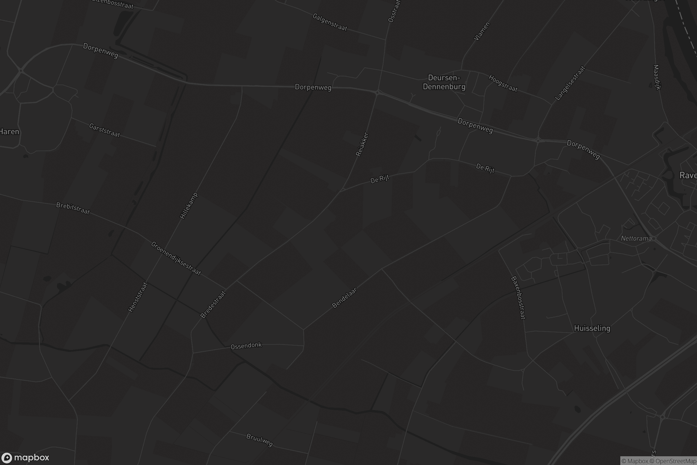 Kaart van Deursen-Dennenburg