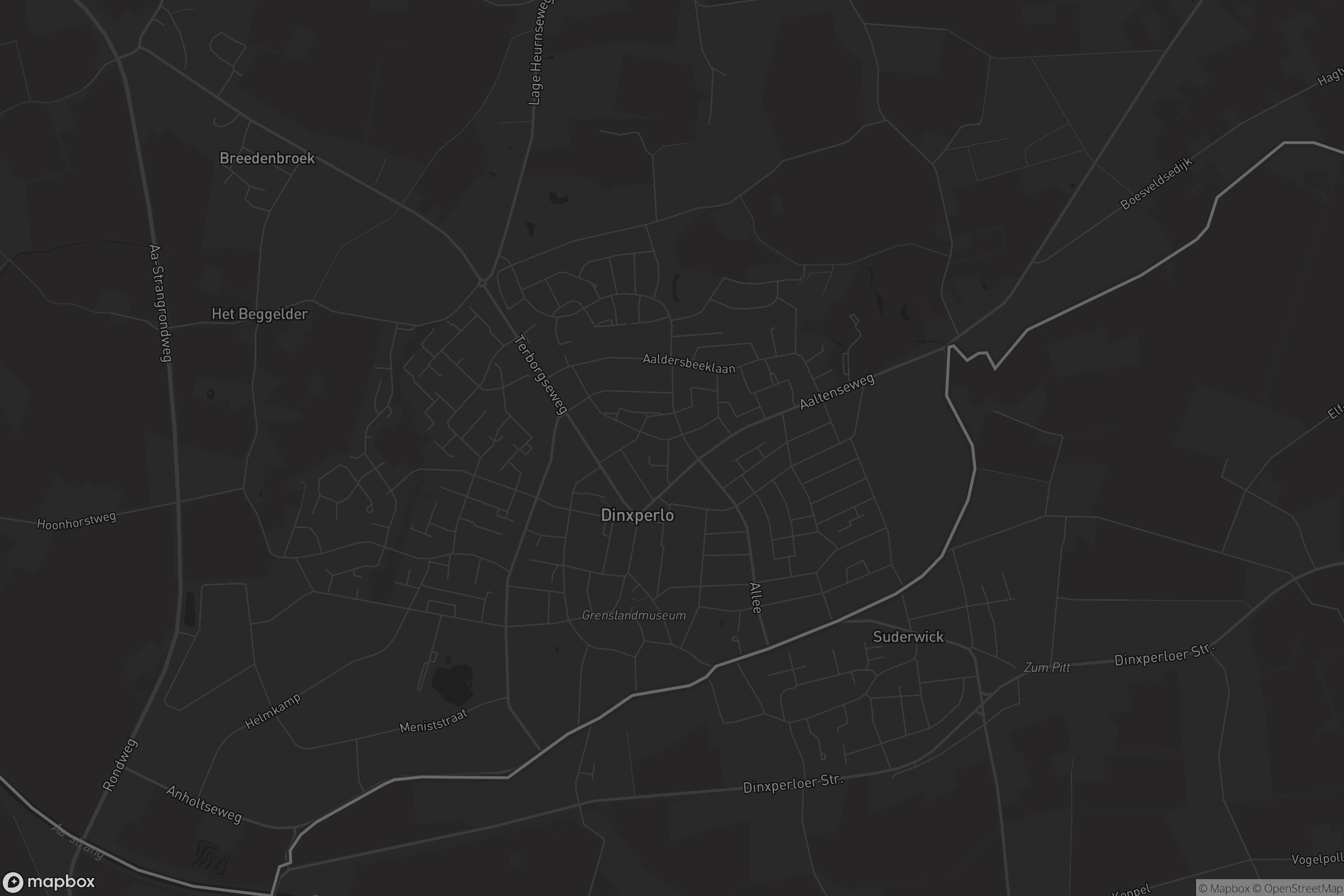 Kaart van Dinxperlo