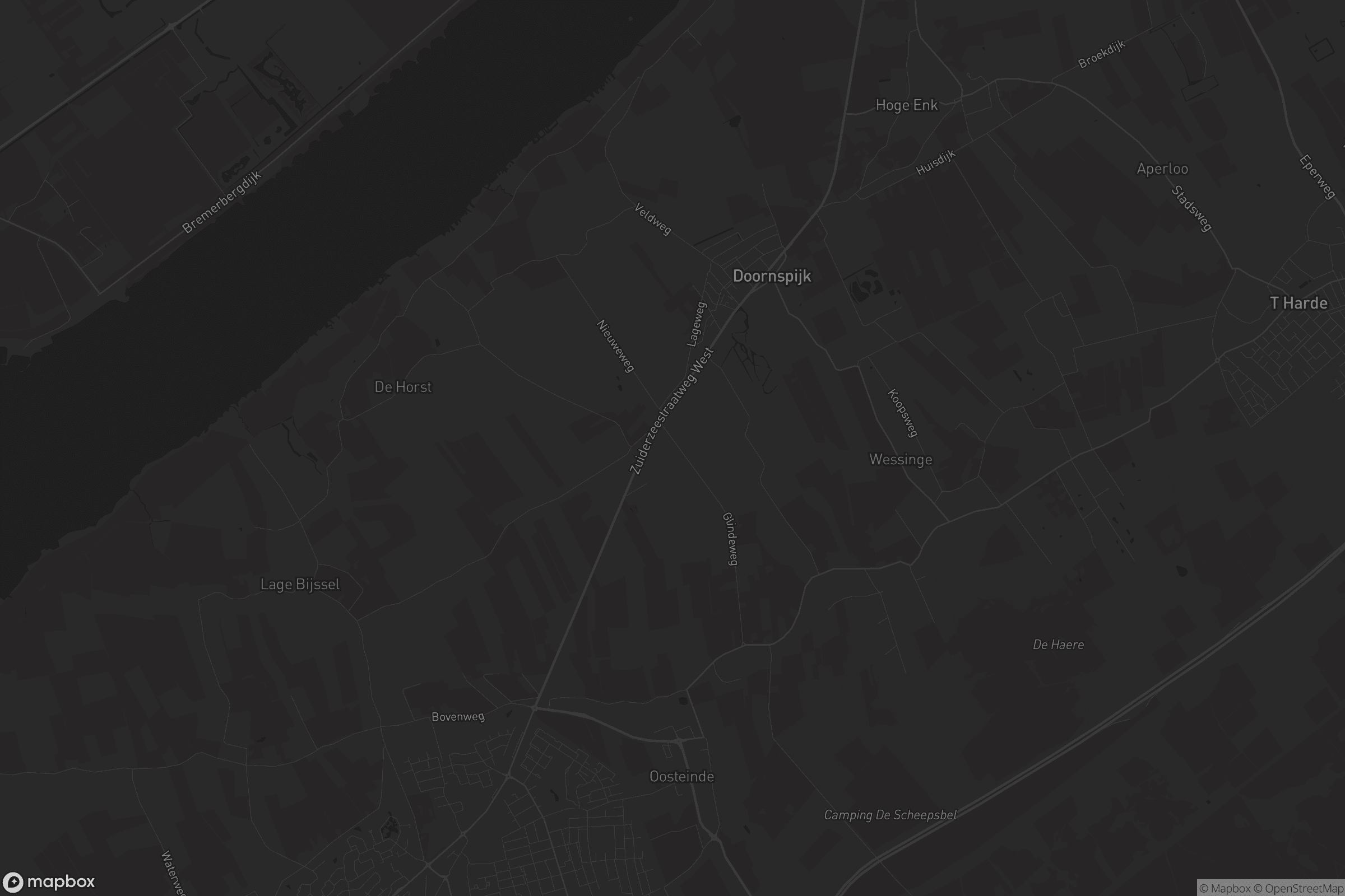 Kaart van Doornspijk