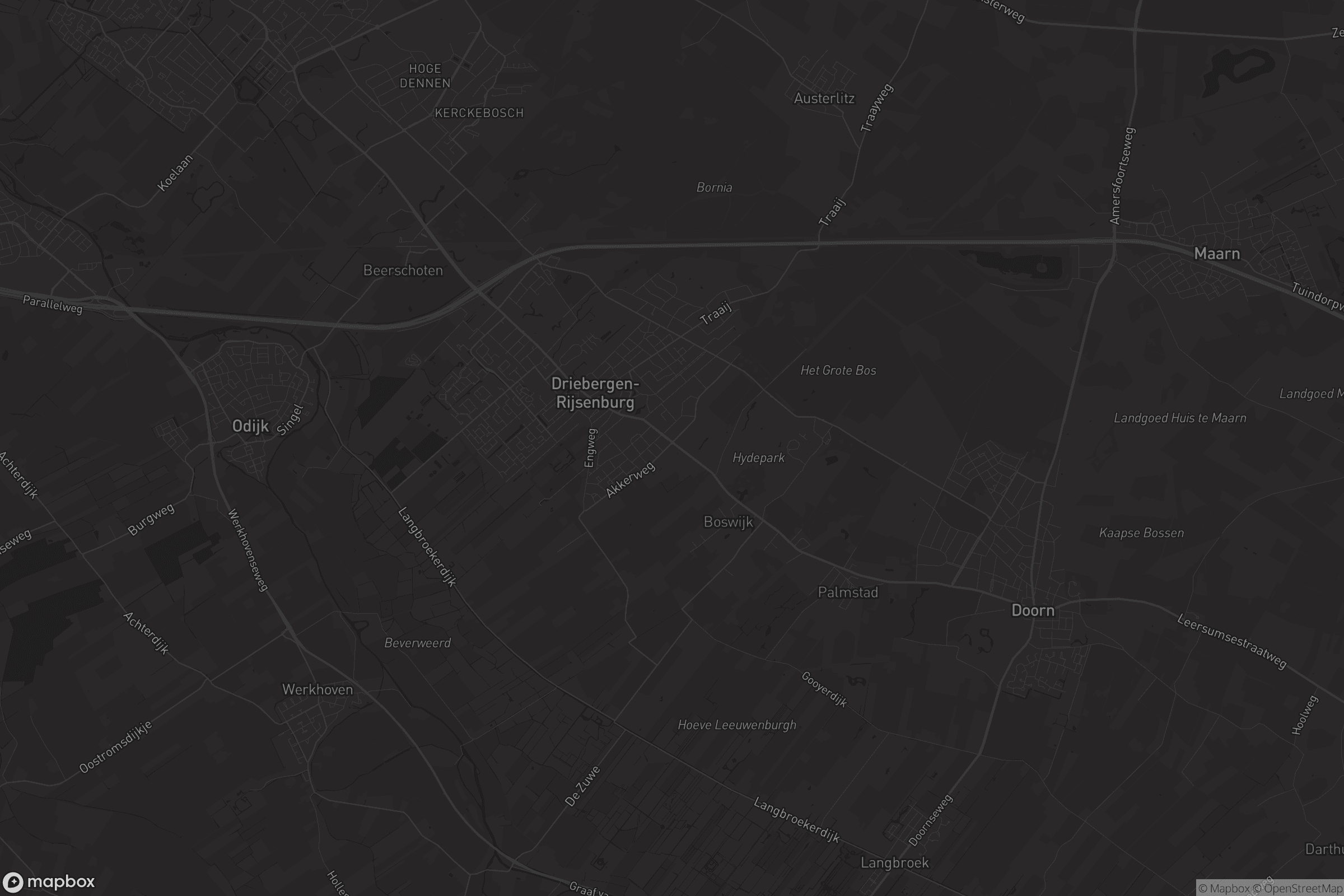 Kaart van Driebergen-Rijsenburg