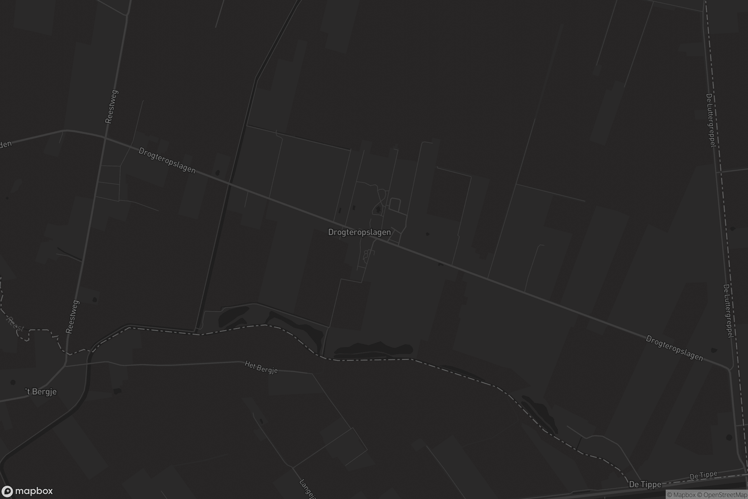 Kaart van Drogteropslagen