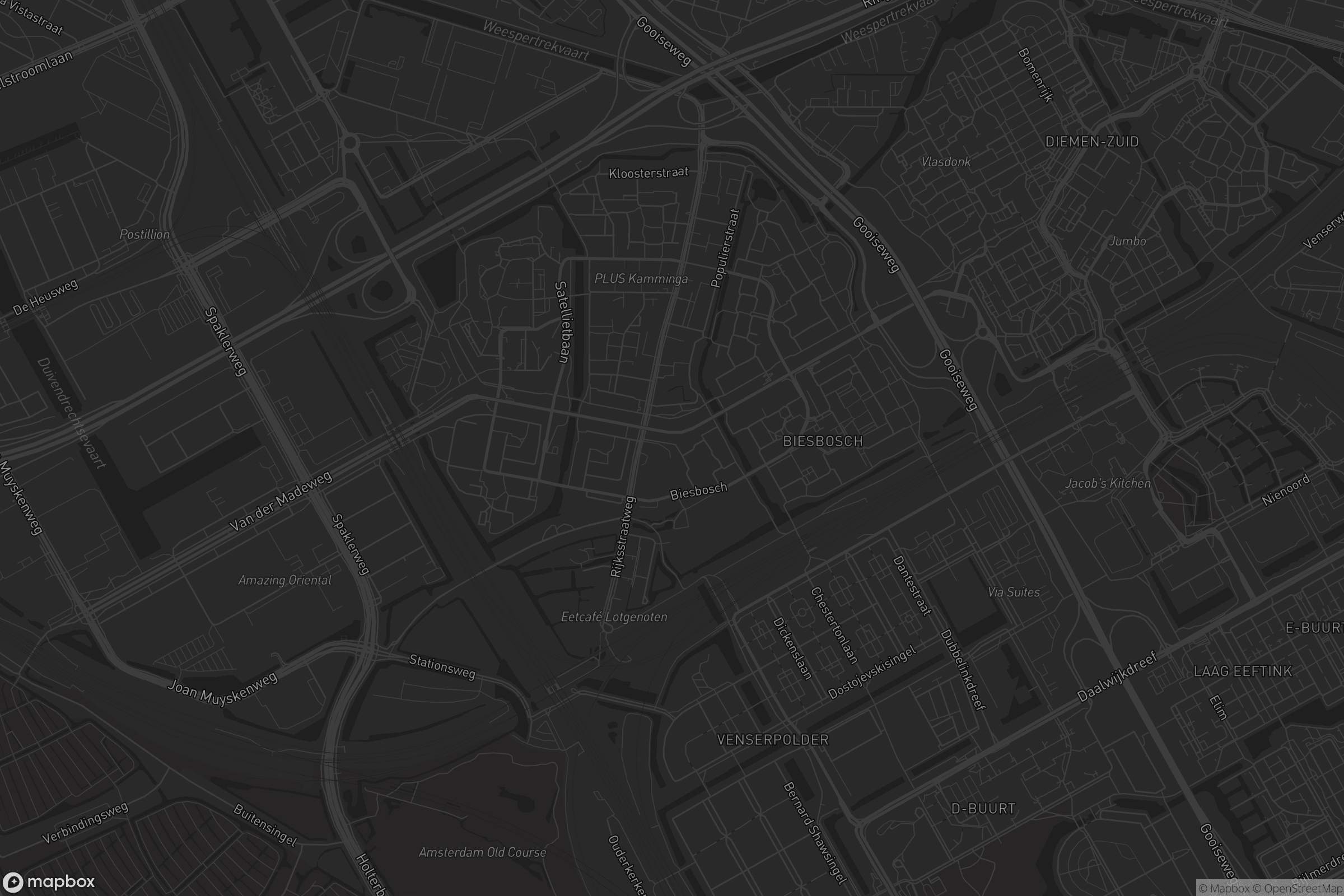 Kaart van Duivendrecht