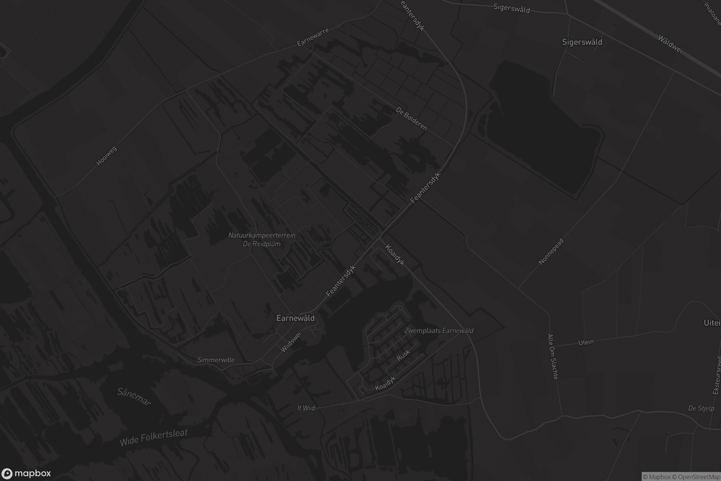 Kaart van Earnewâld