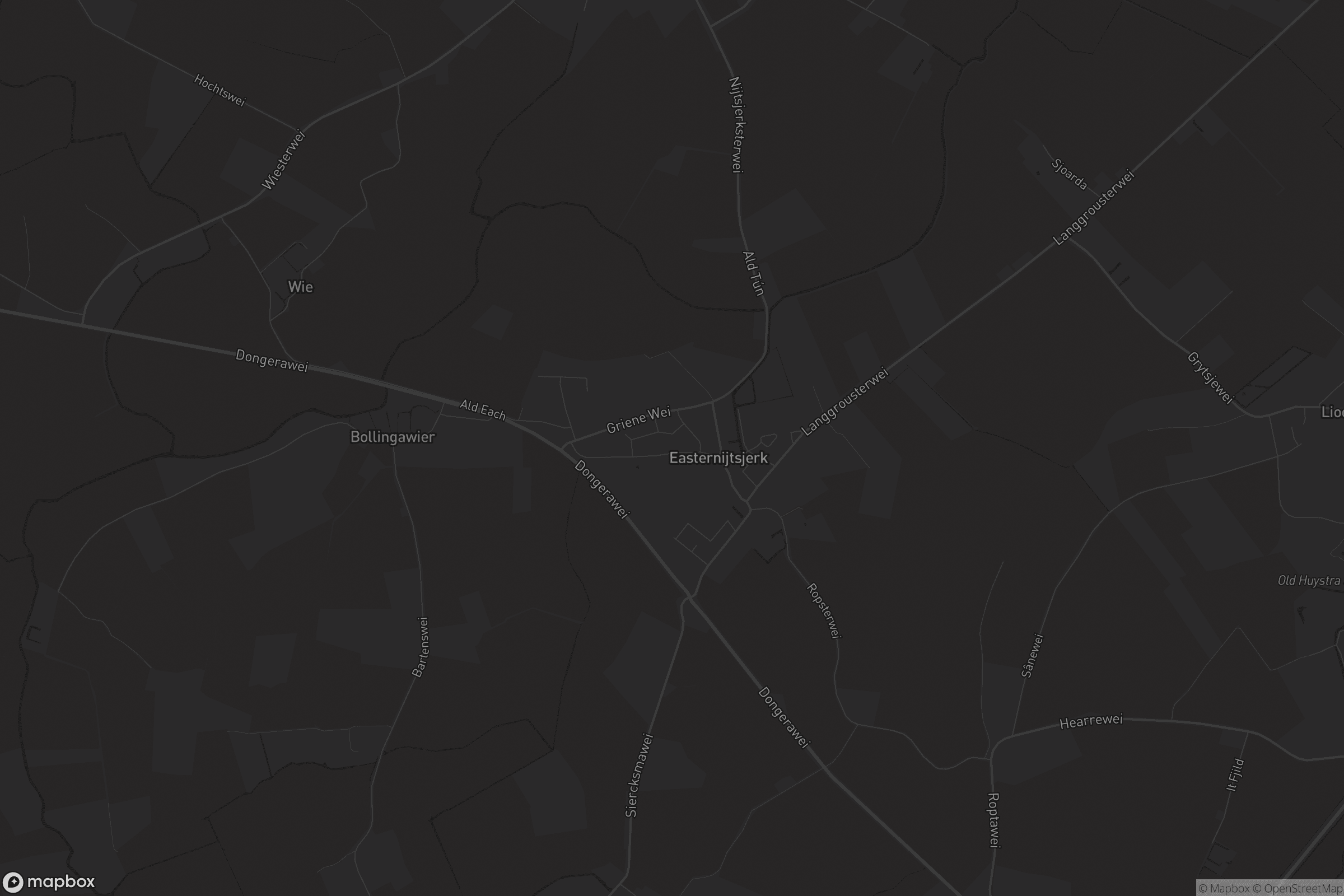 Kaart van Easternijtsjerk