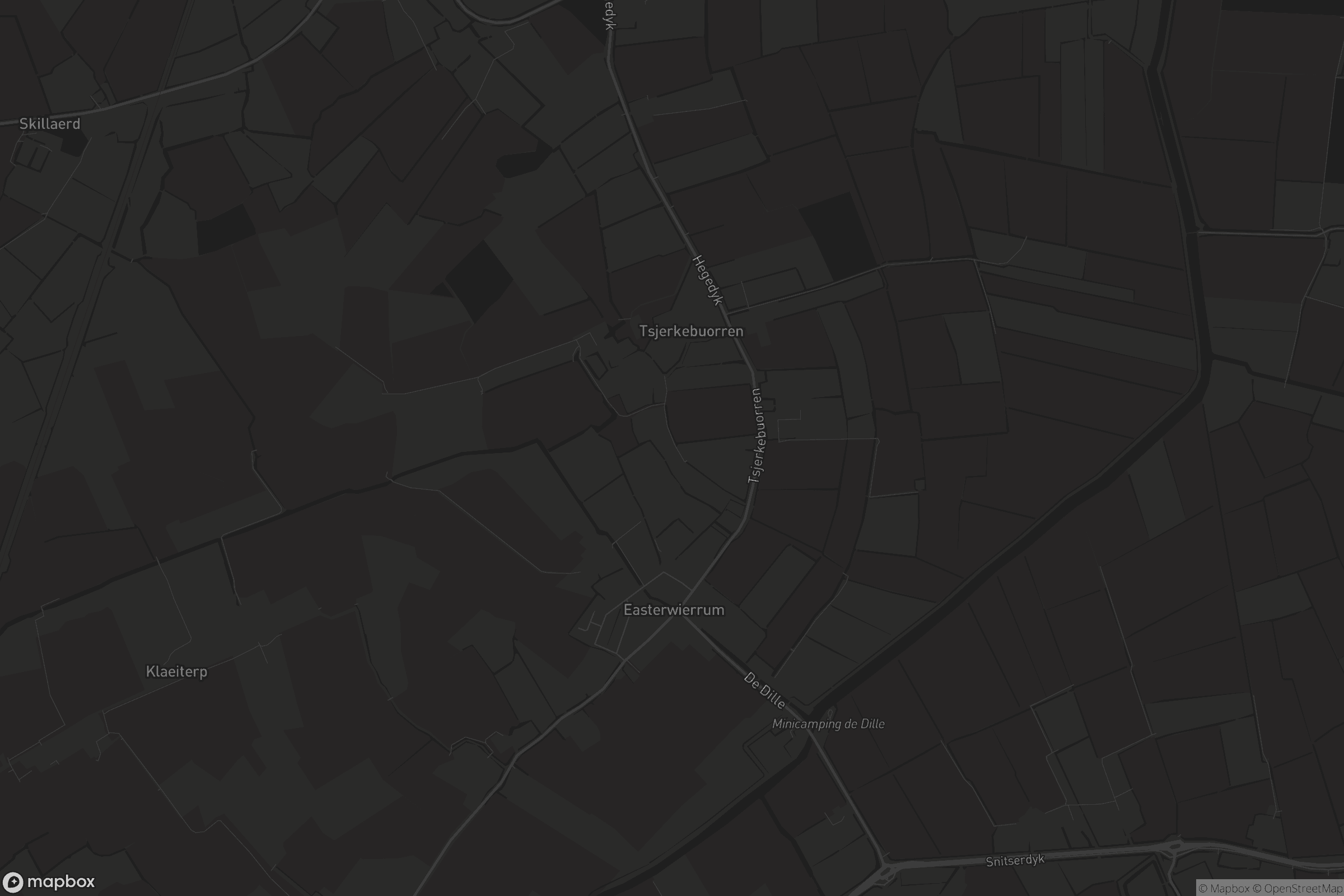 Kaart van Easterwierrum